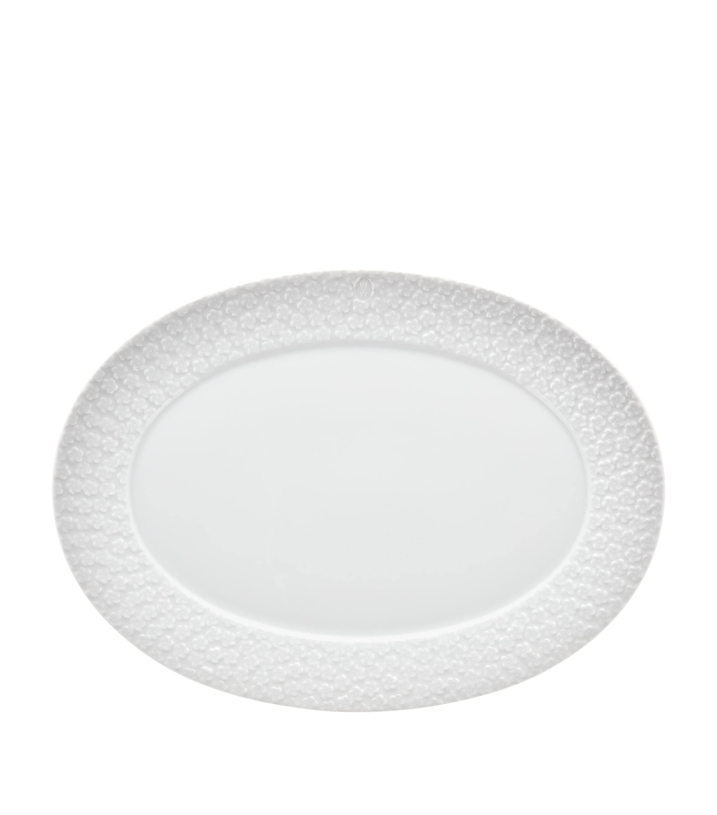 Shop Meissen Royal Blossom Oval Platter Plate In White