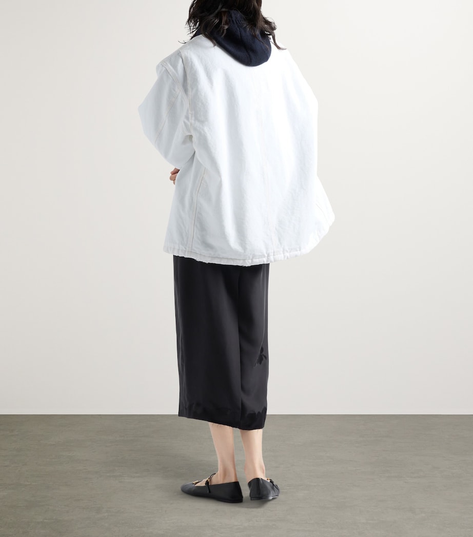 Canvas Oversized Jacket F0009 Image 4