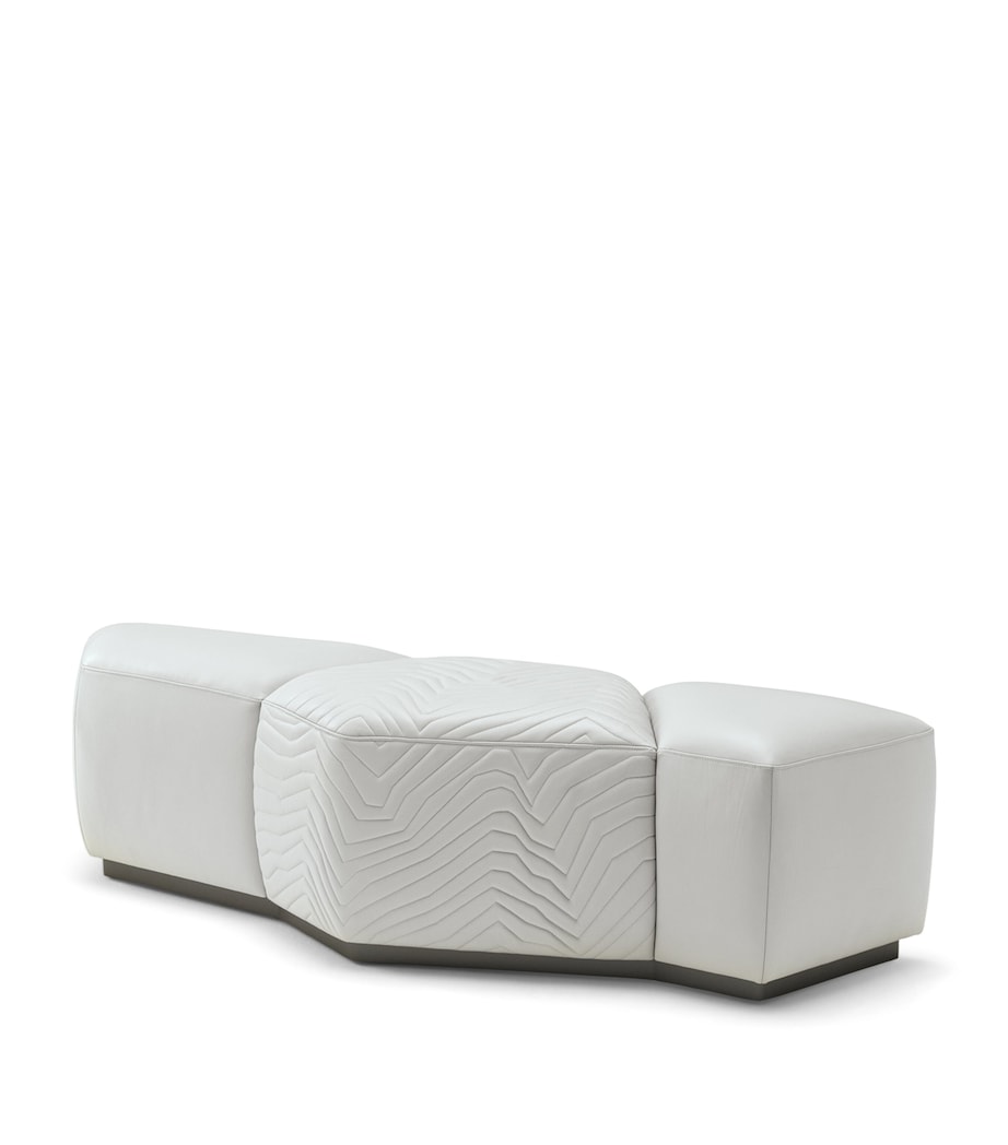 Moonlight Ottoman Bench MOONLIGHT LTHR 205 Image 1