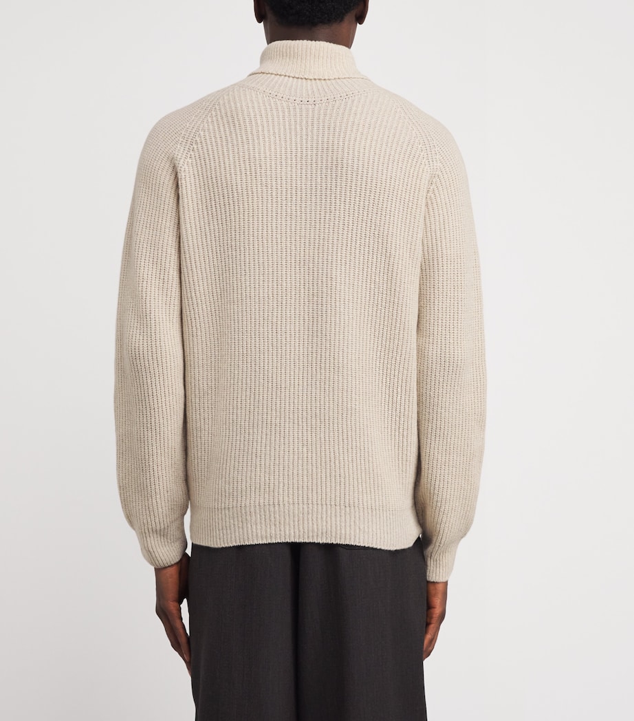 Cashmere Aukland Rollneck Sweater PAMPAS Image 4