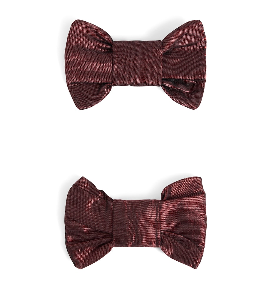 Bow Hair Clips (Set of 2) RUBIS Image 1