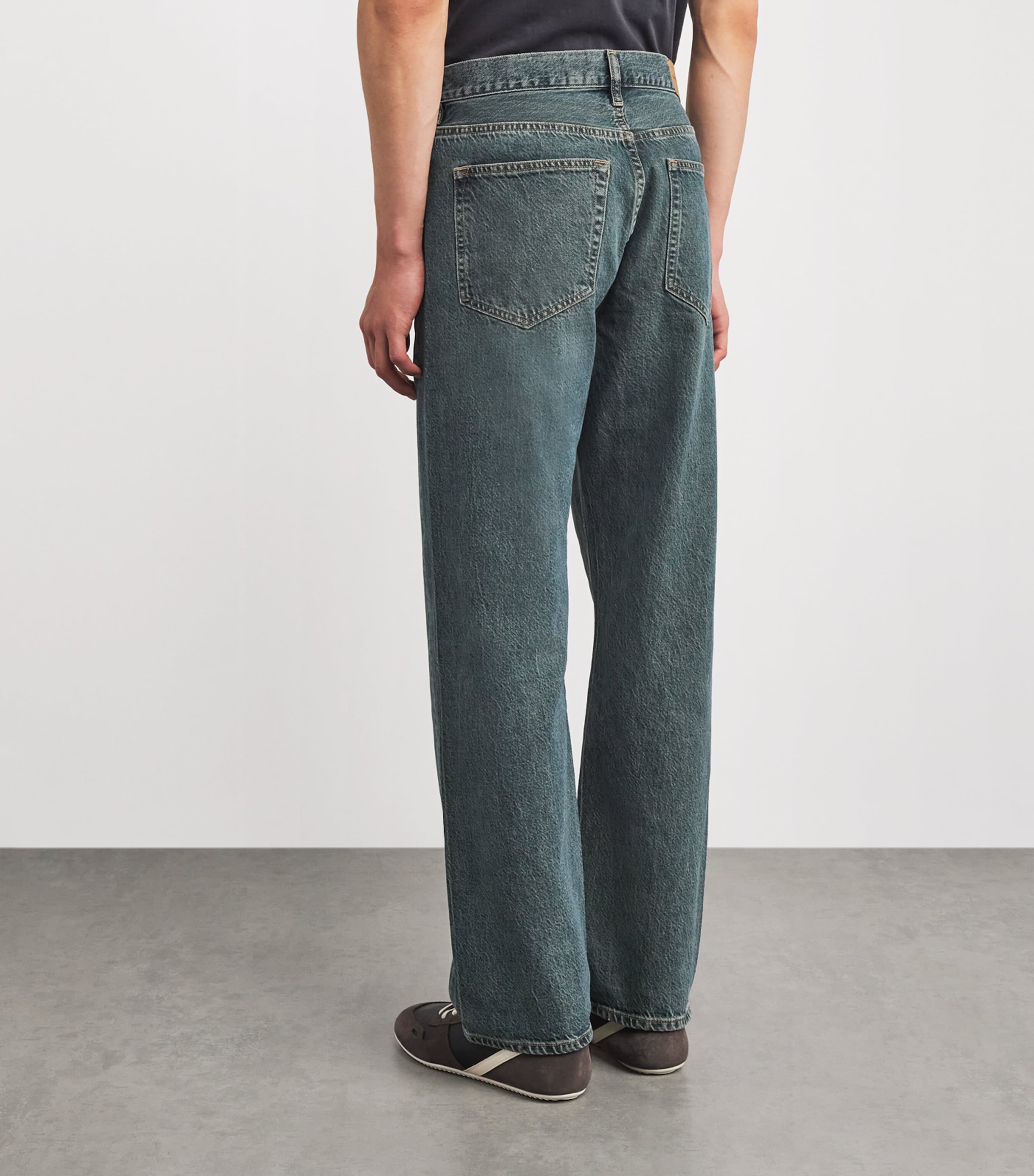 Saeddie Straight Jeans DARK CARIBBEAN Image 4