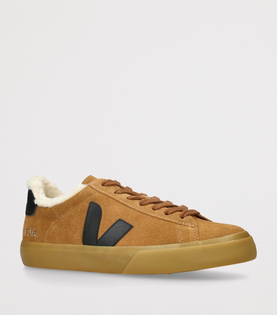 Suede Campo Winter Low-Top Sneakers CAMEL/OTH Image 3