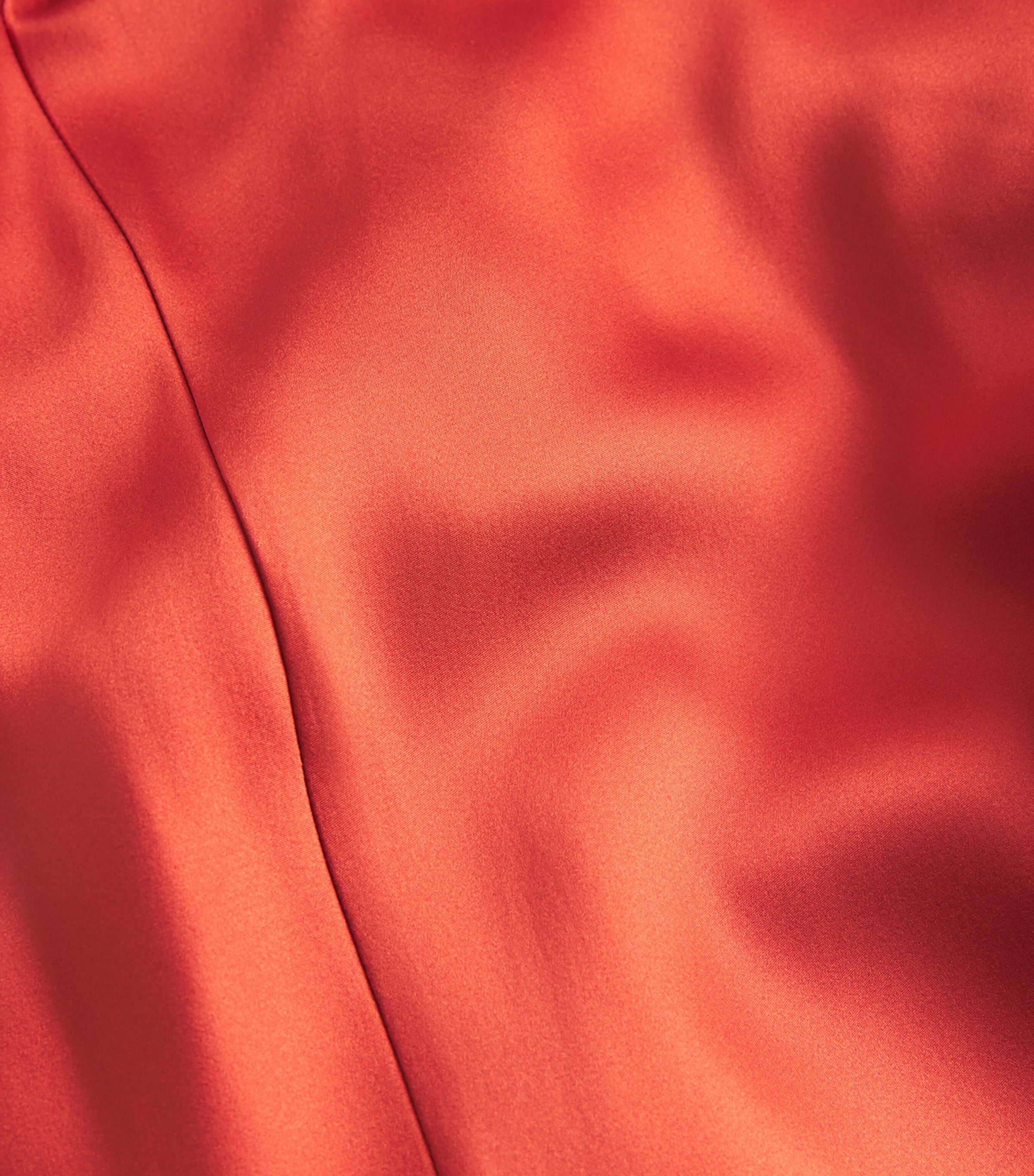 Silk-Blend Ezri Midi Dress R0009 CARNELIAN RED Image 5