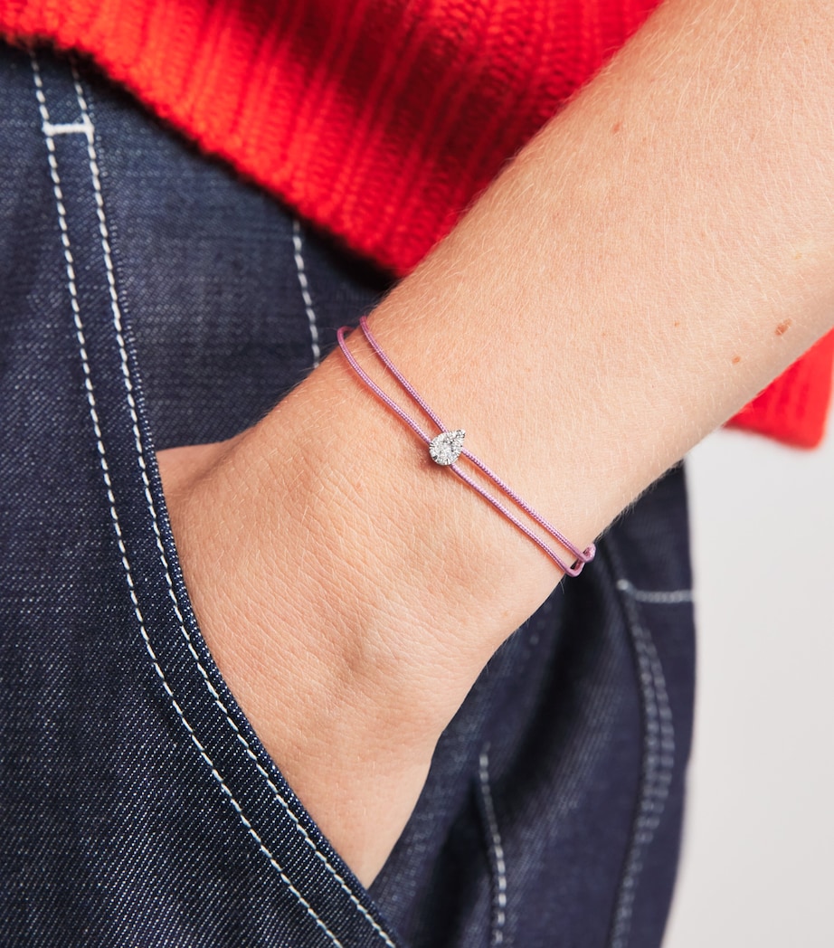 Persée White Gold and Diamond Danaé Cord Bracelet White Gold Image 2