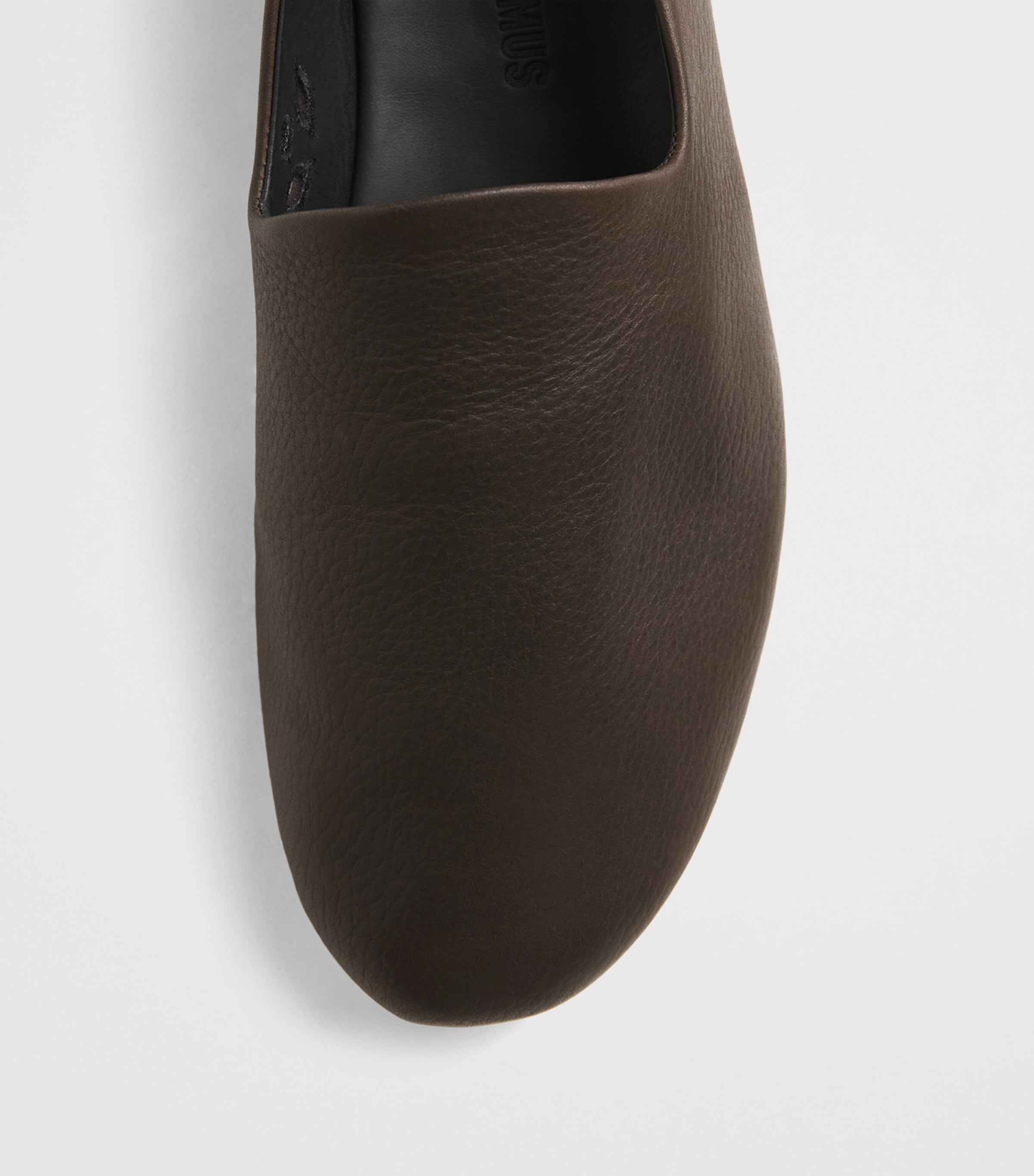 Jacquemus Leather Loafers Dark Brown Image 6
