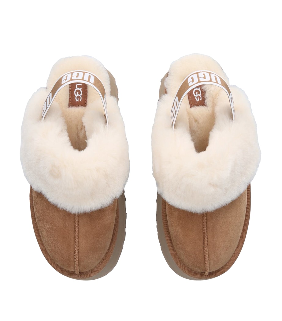 Funkette Flatform Slippers BROWN Image 4