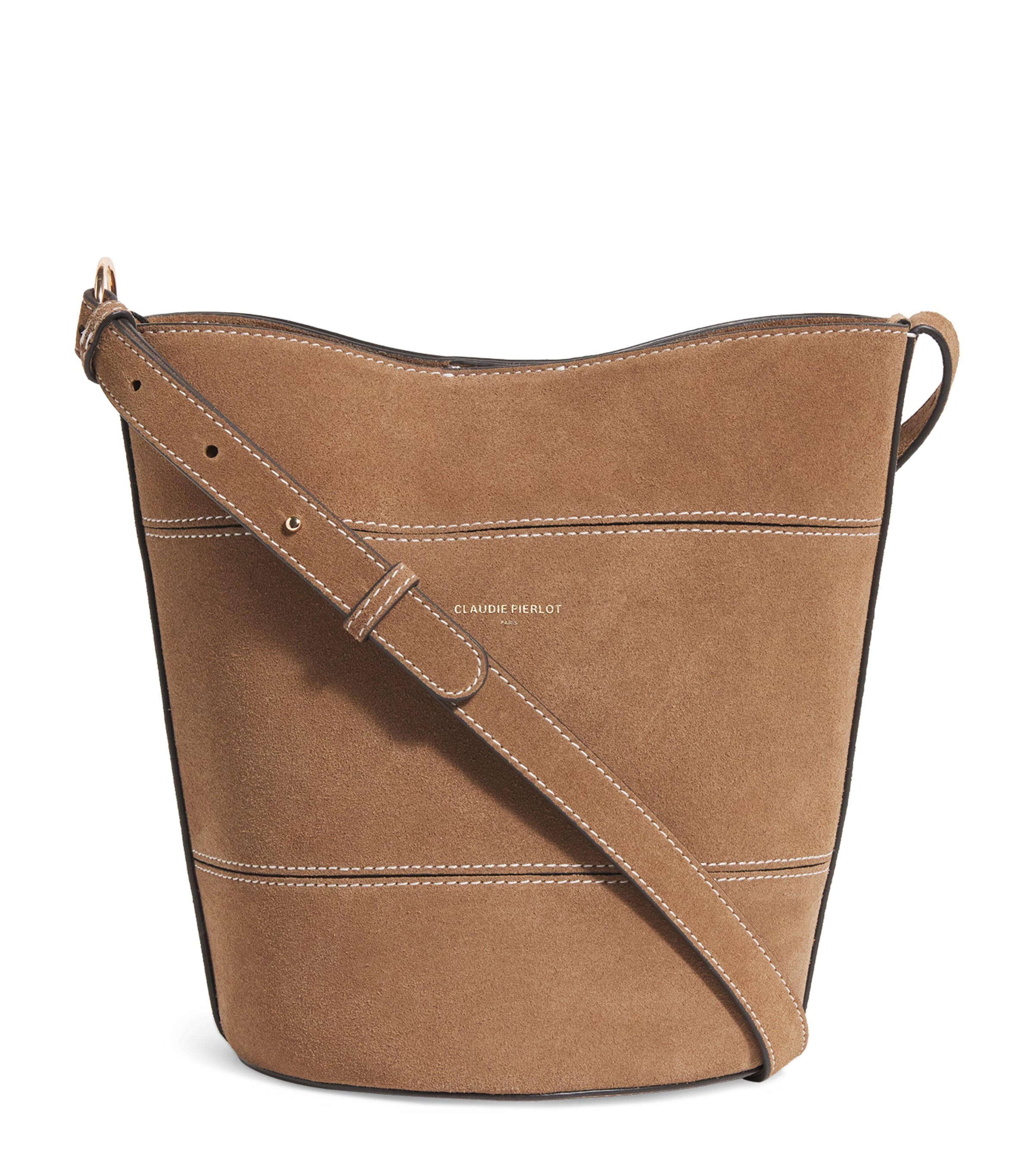 Suede Bucket Bag SAND Image 1
