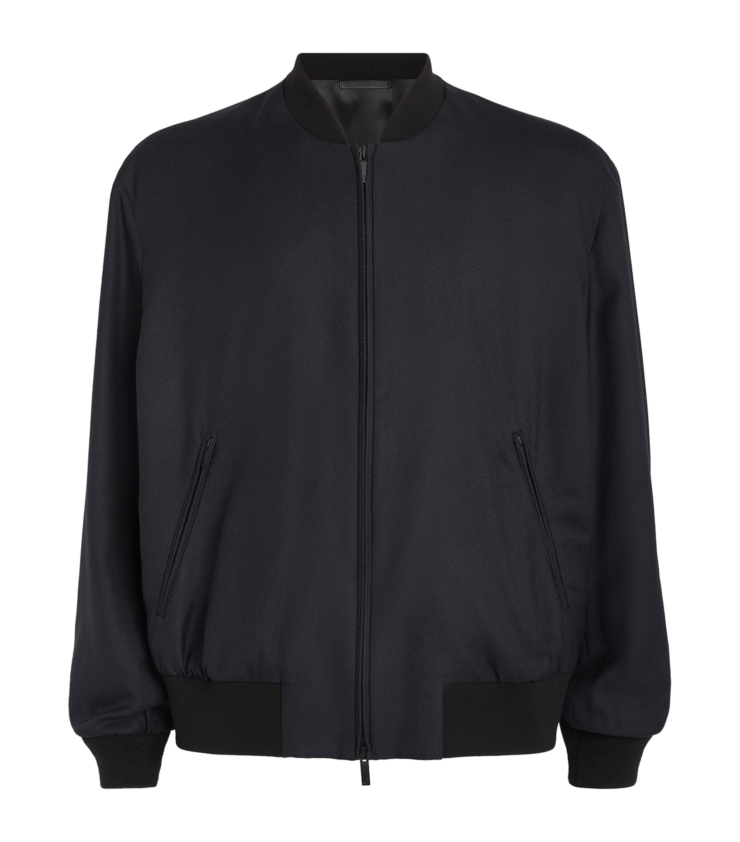 GIORGIO ARMANI CASHMERE-SILK BOMBER JACKET 