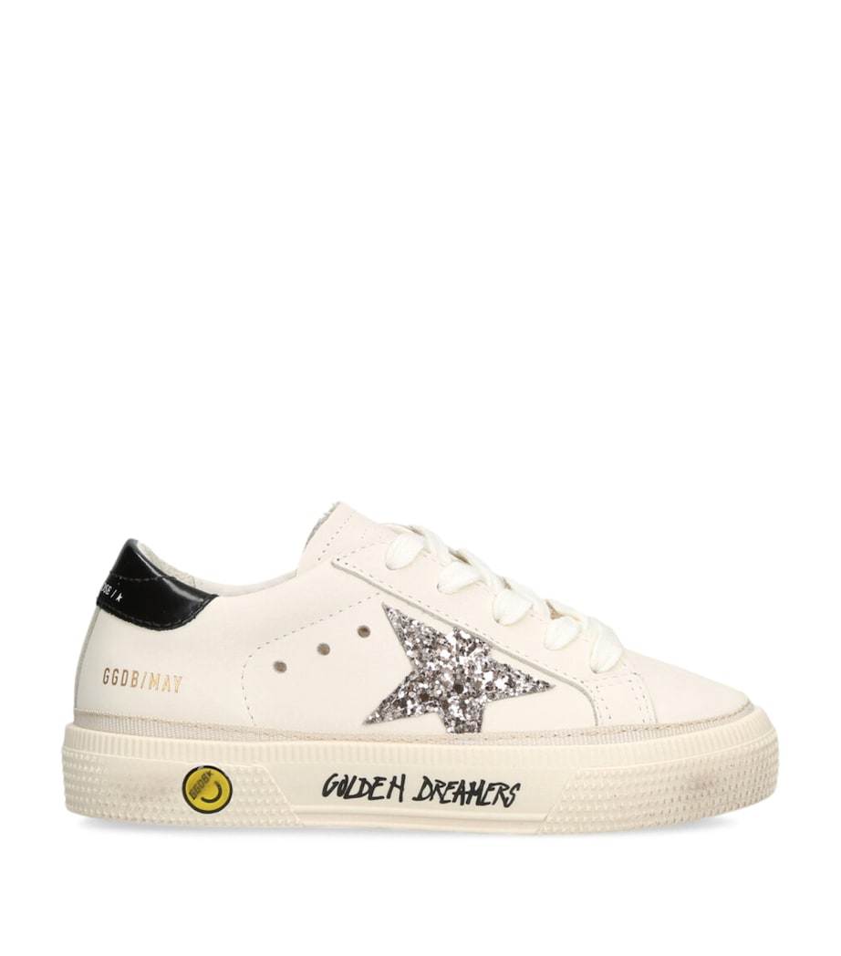 Leather May Sneakers WHITE/BLK Image 1
