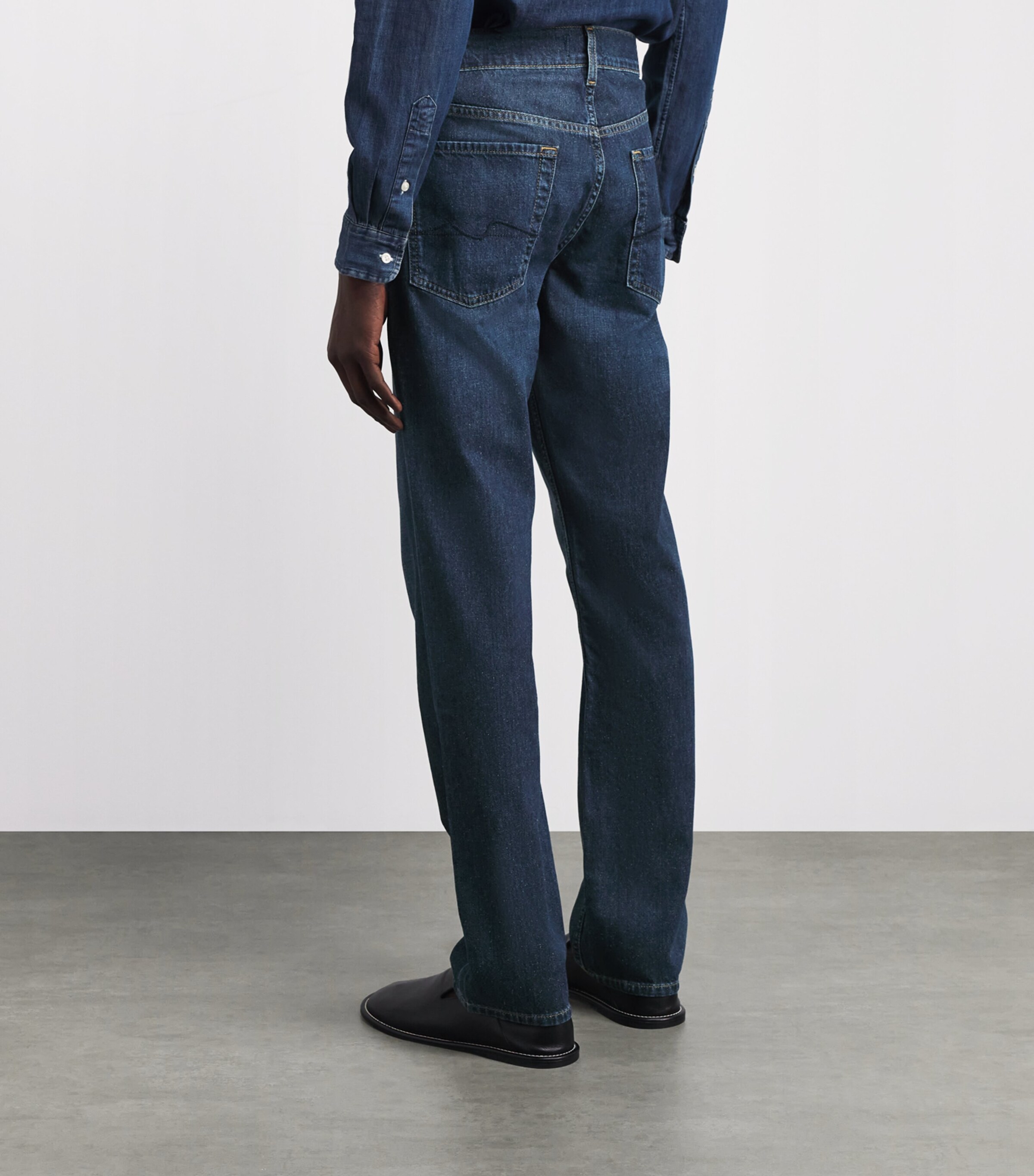 7 For All Mankind Mens The Straight Jeans Universe Image 5
