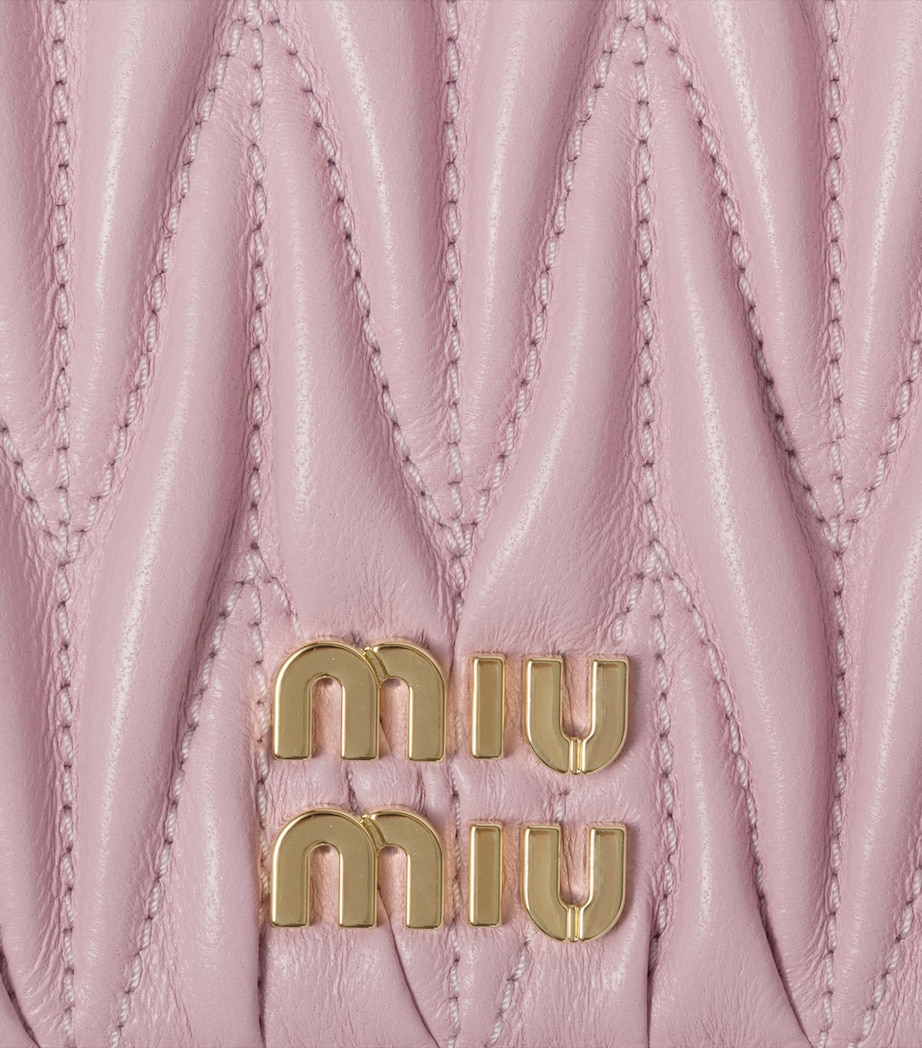 Miu Miu Leather Matelassé Wallet Image 3