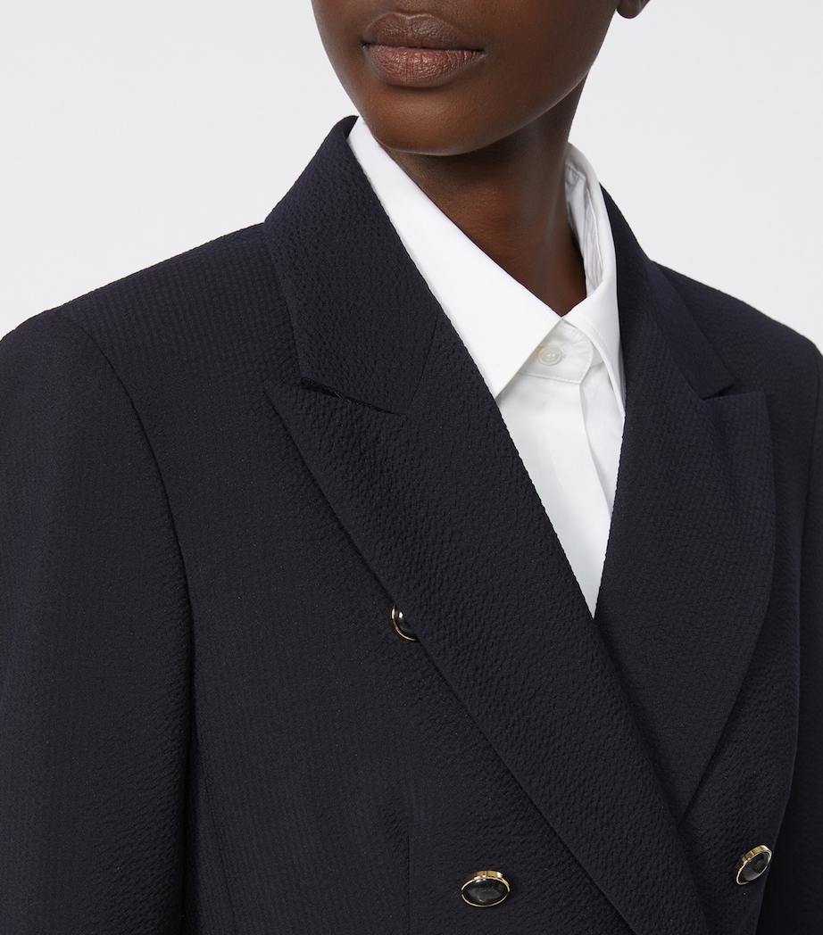 Virgin Wool Double-Breasted Blazer ULTRAMARINE Image 6