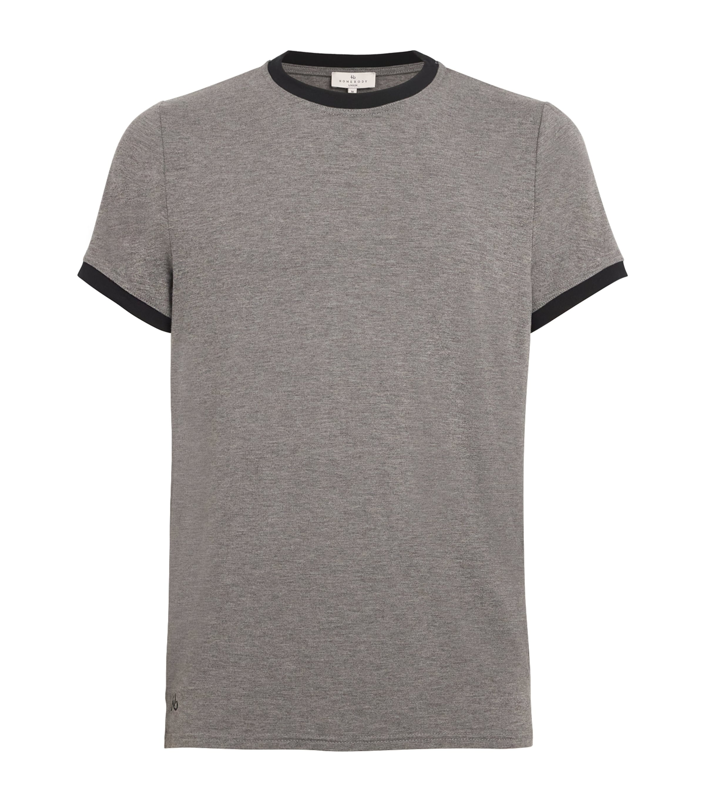 Shop Homebody Lounge Marlow T-shirt In Grey