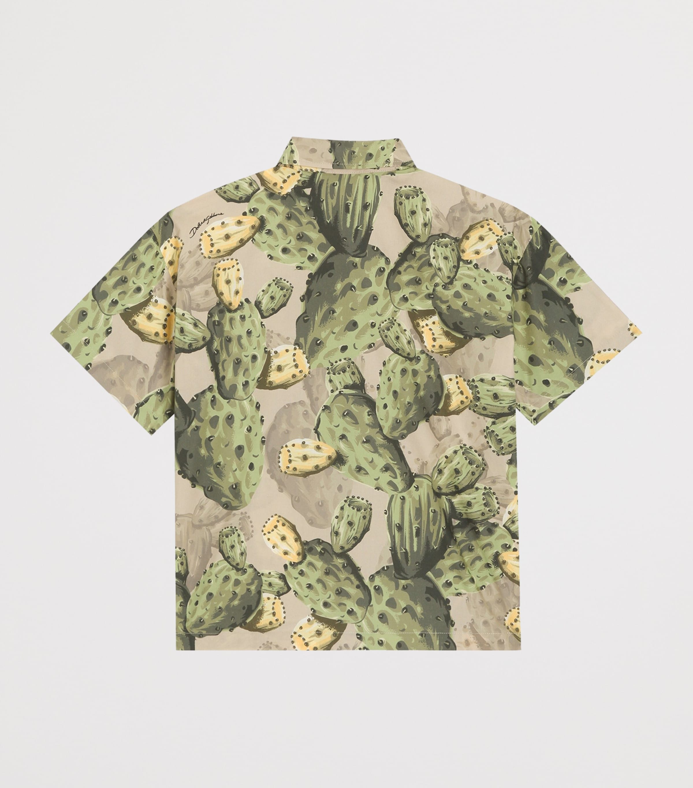 Dolce&Gabbana Kids Cotton Printed Shirt (8-12+ Years) Fichi Fdo Pann Image 2