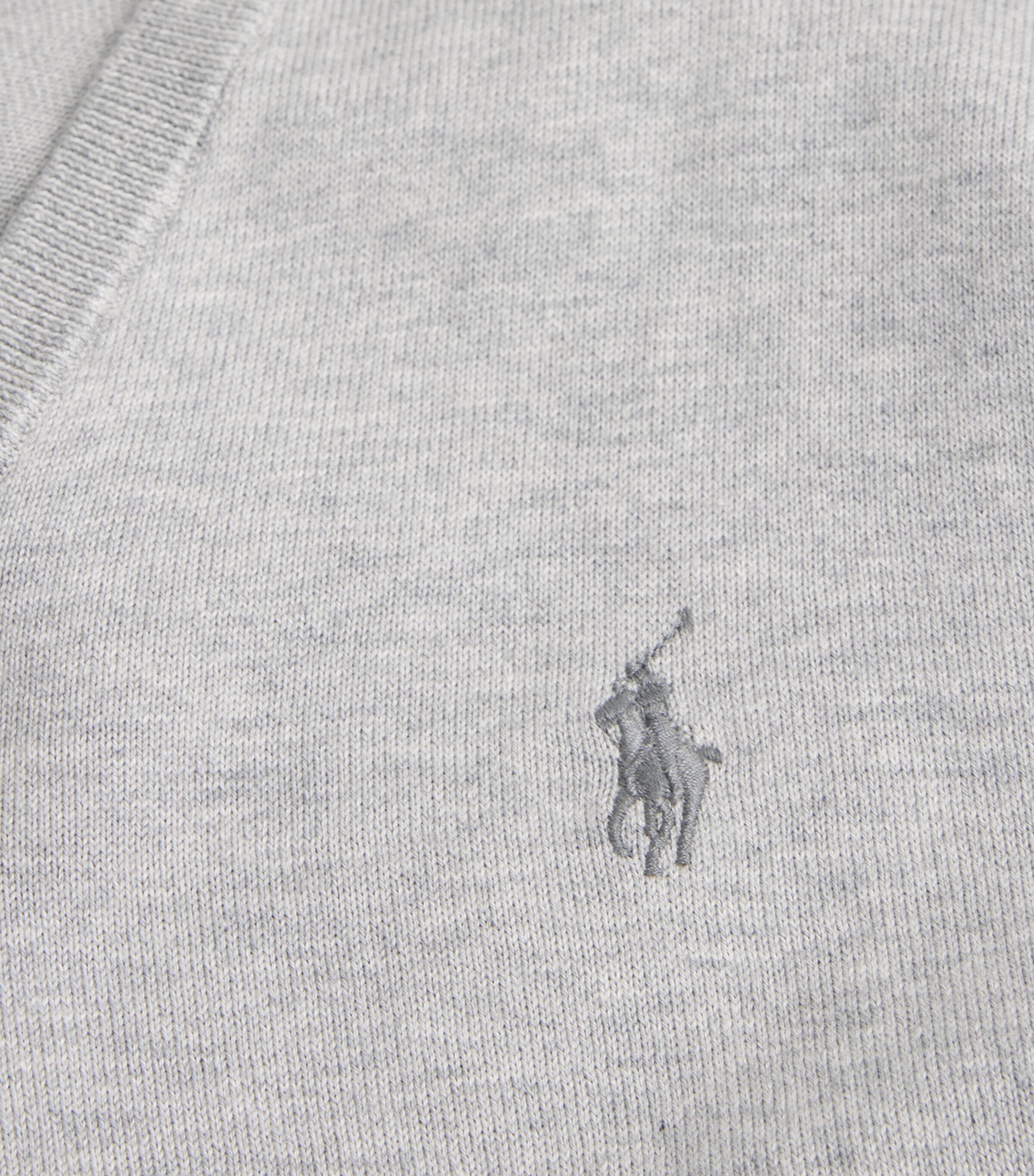 POLO RALPH LAUREN　PIMACOTTONセーター Polo Ralph Lauren Grey Pima Cotton Sweater | Harrods US