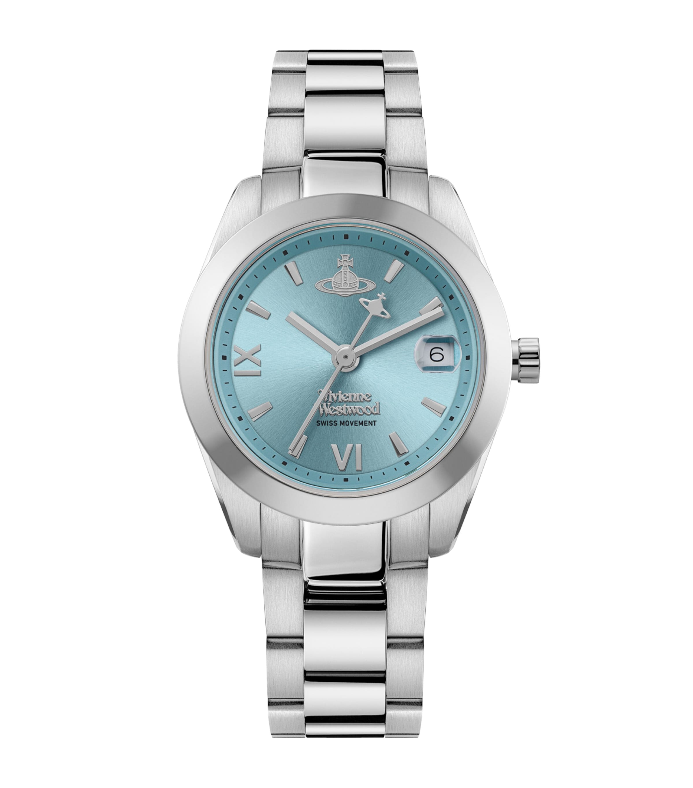 Vivienne Westwood Stainless Steel Fenchurch Watch 28mm Blu Gld Image 1