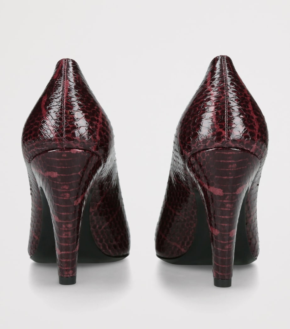 Alaïa Snakeskin Cone Pumps 90 Wine Image 2