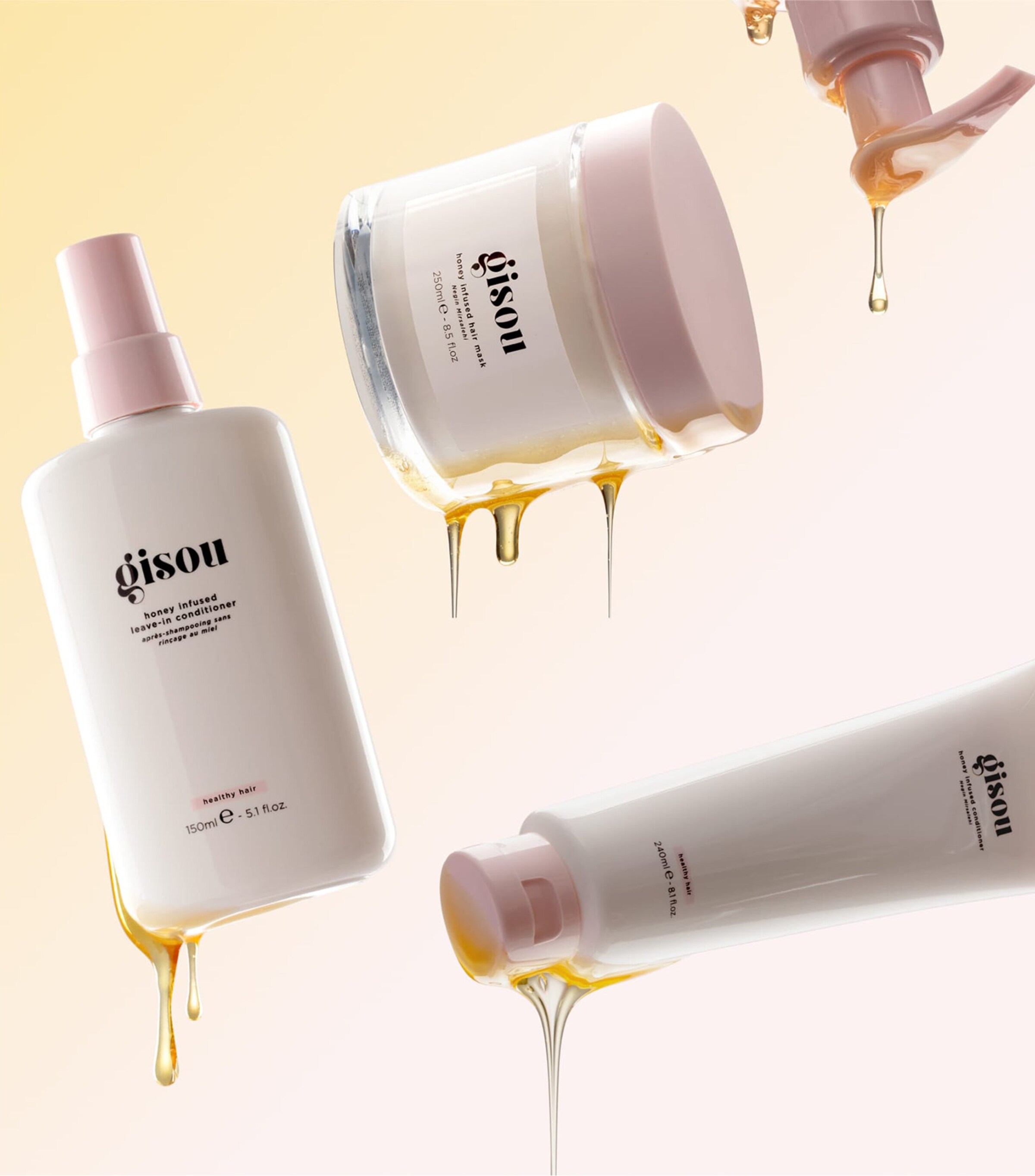 Gisou Honey Infused Hair Wash (330ml) Image 7