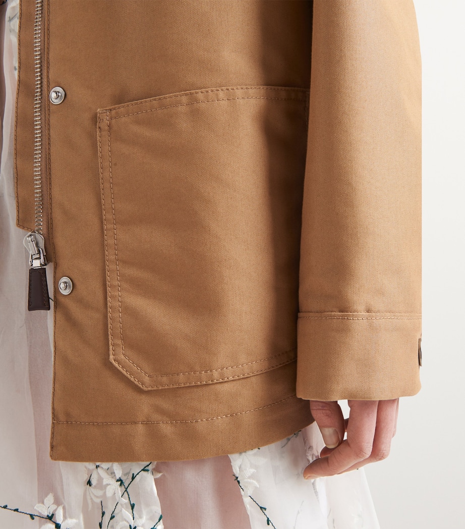 Technical Canvas Triangle Jacket F0040 Image 5