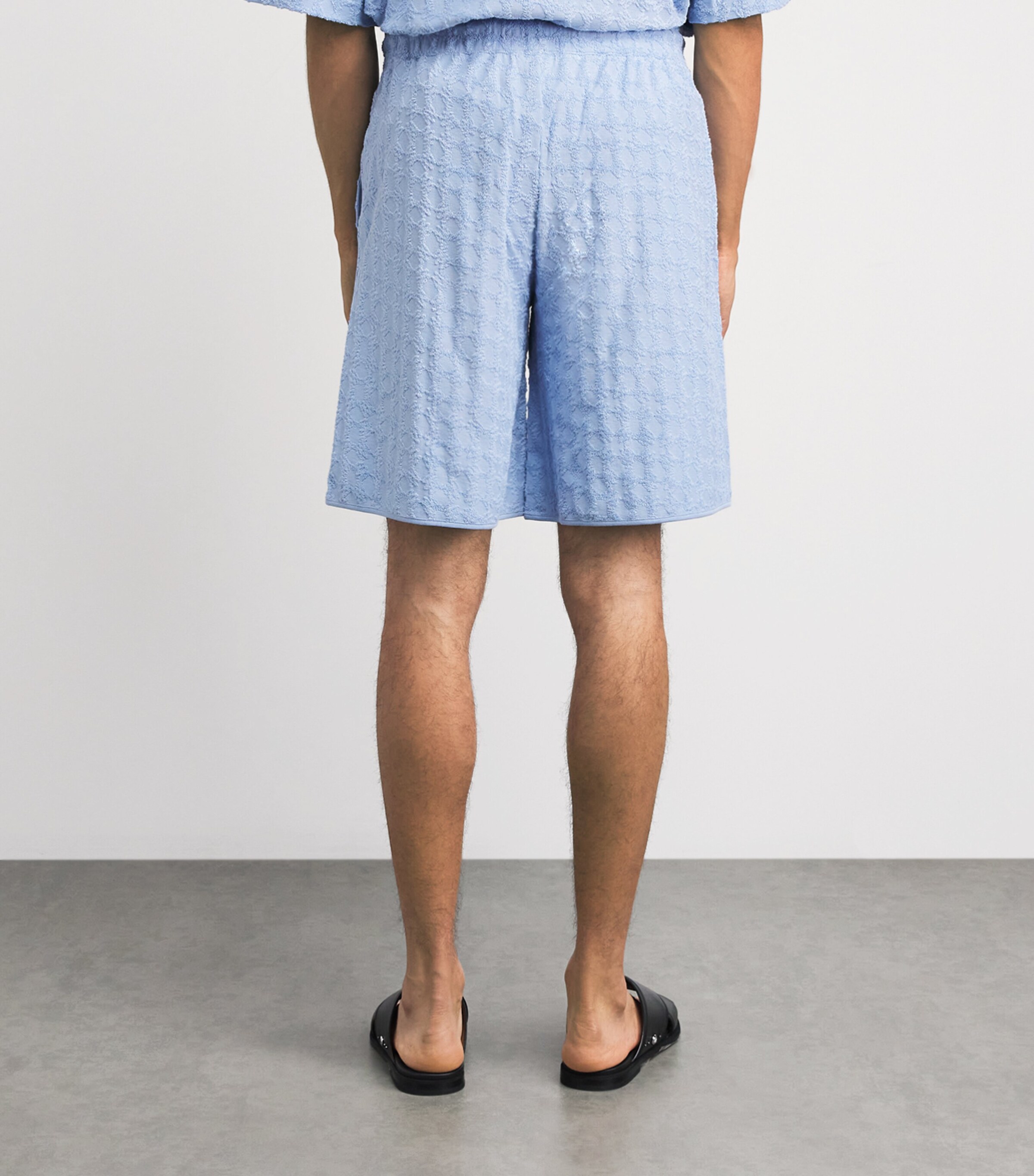AMIRI Mens MA Quad Shorts Skyline Blue Image 5
