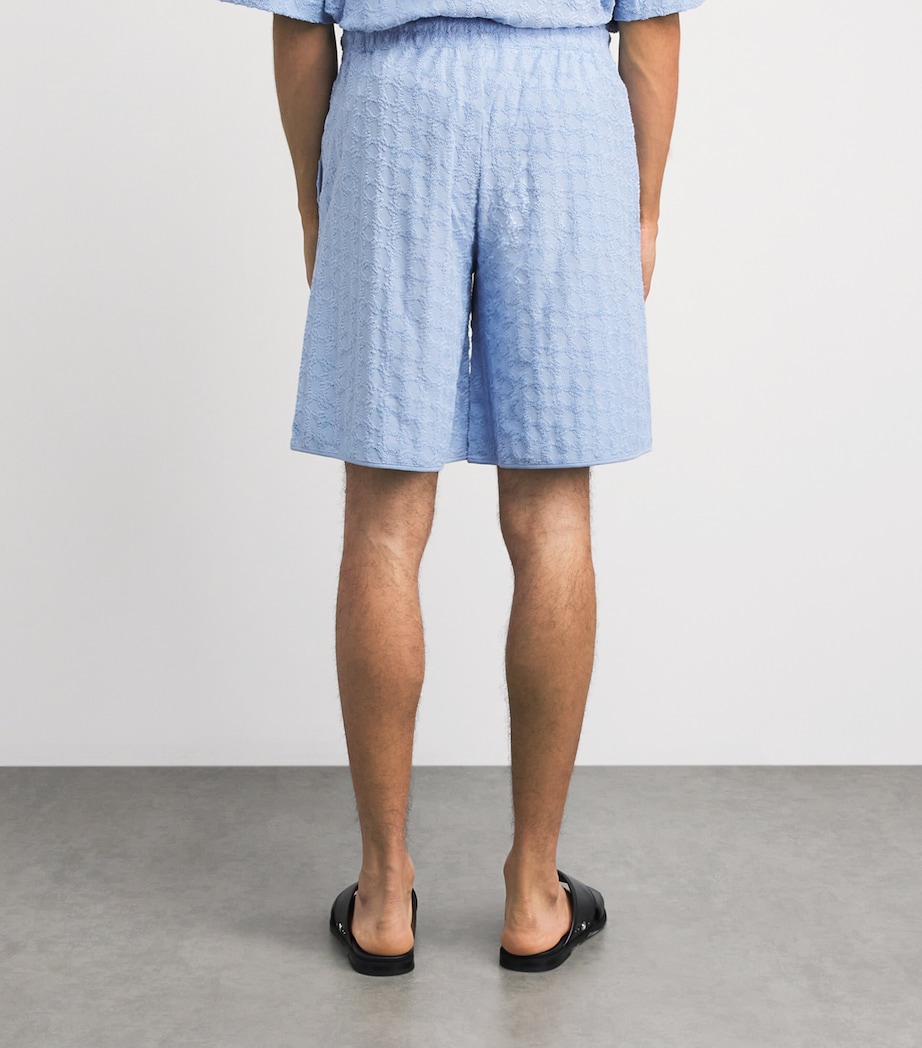 AMIRI Mens MA Quad Shorts Skyline Blue Image 5