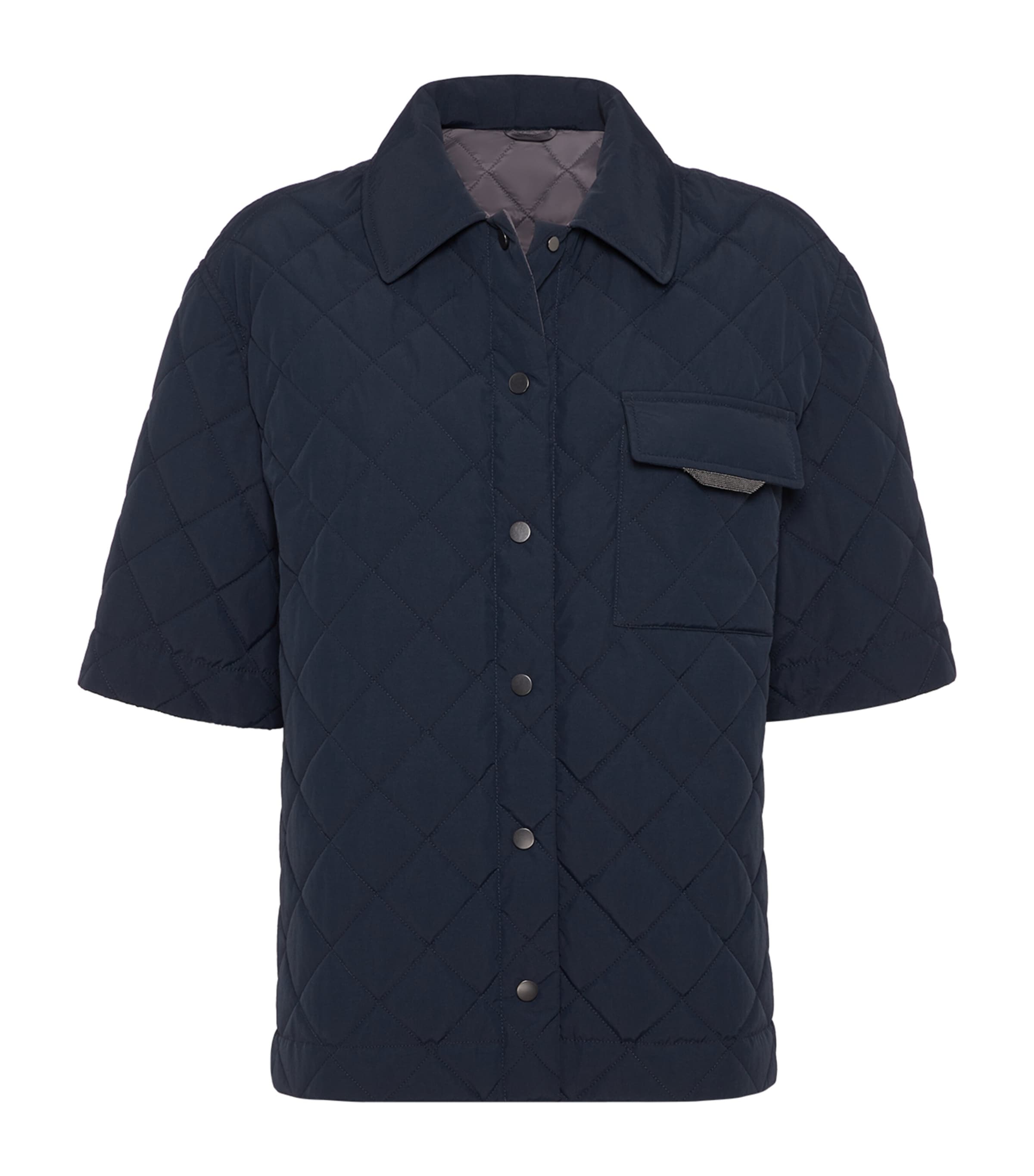 Padded Short-Sleeve Jacket C1780 Image 1