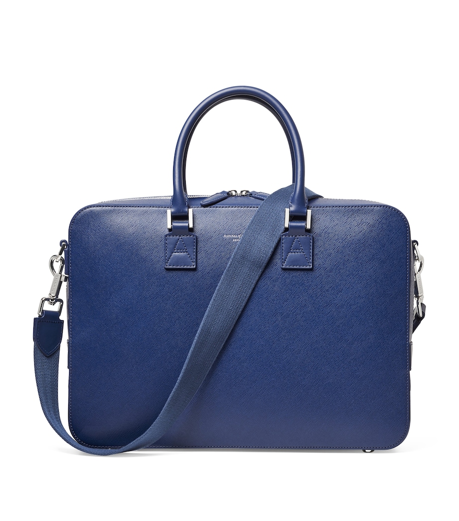 Leather Mount Street Laptop Briefcase Bag - Image 1