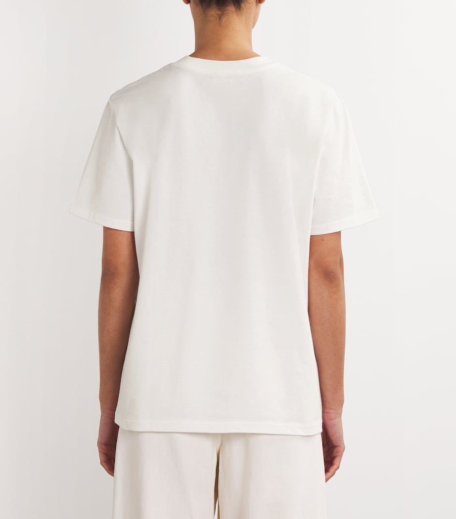 Cotton Oversized T-Shirt WHITE Image 4