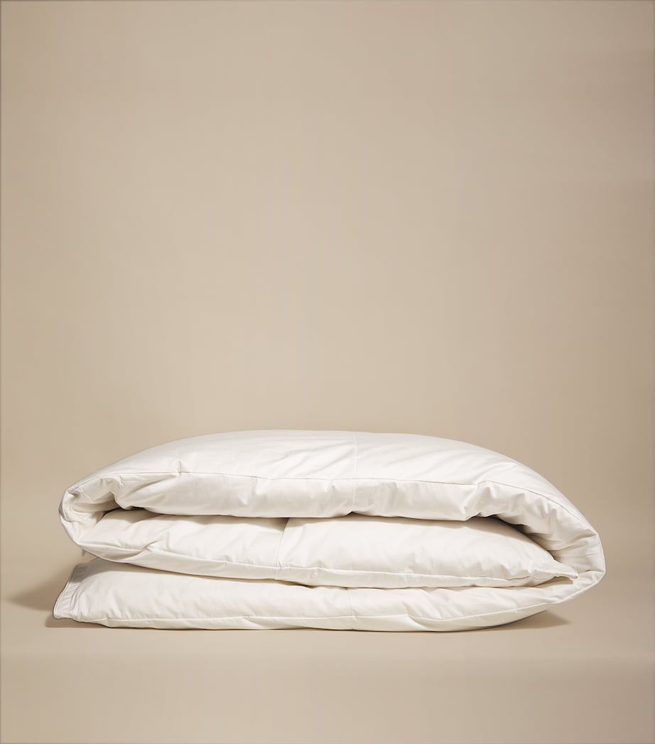 A1 Grade 100% Hungarian Goose Down Super King Duvet (13.5 Tog) WHITE Image 1