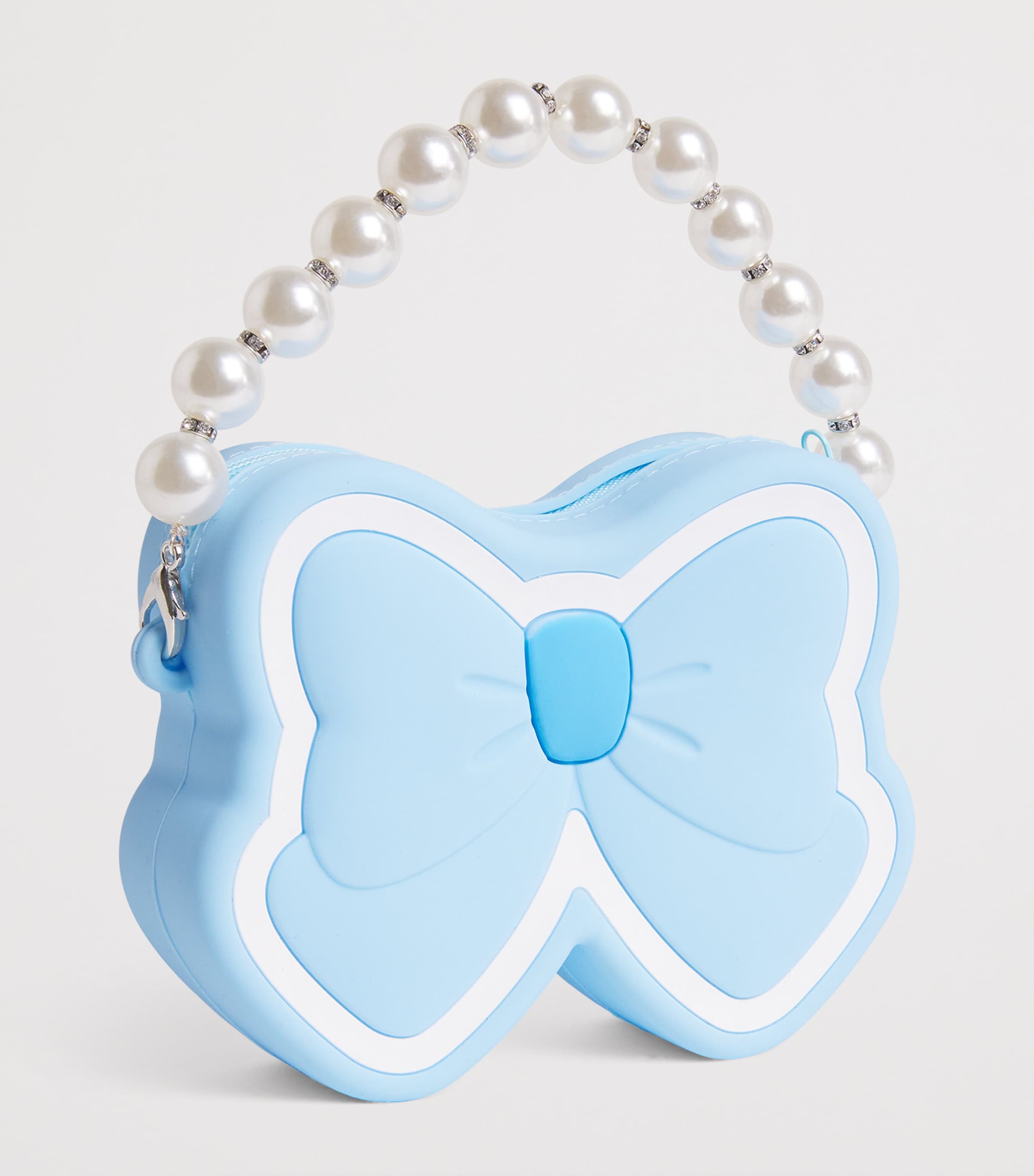 Monnalisa Bow Shoulder Bag Light Blue Image 2