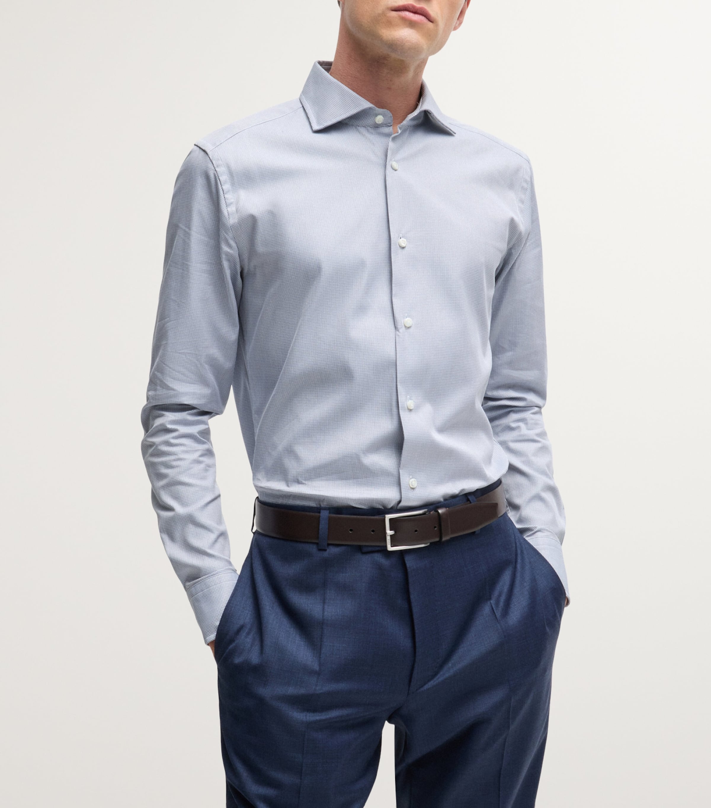 Organic Cotton Slim-Fit Shirt 460 Image 3