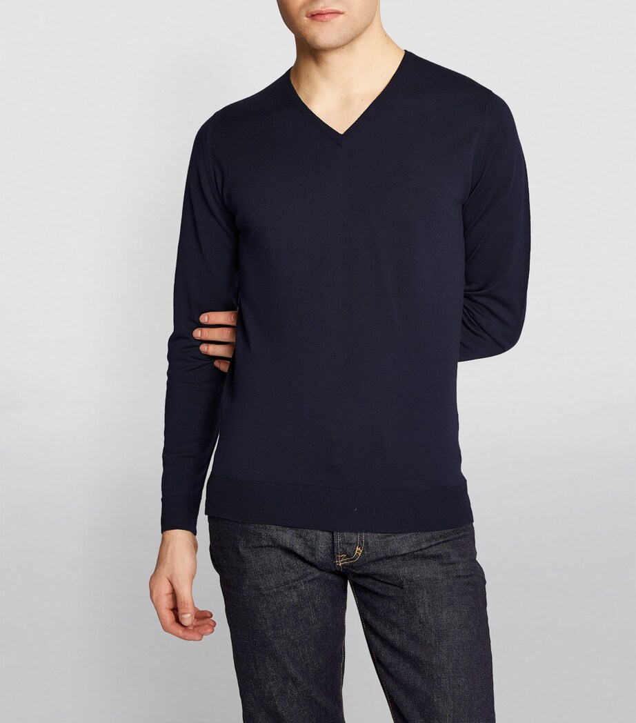Merino Wool Blenheim Sweater MIDNIGHT Image 7