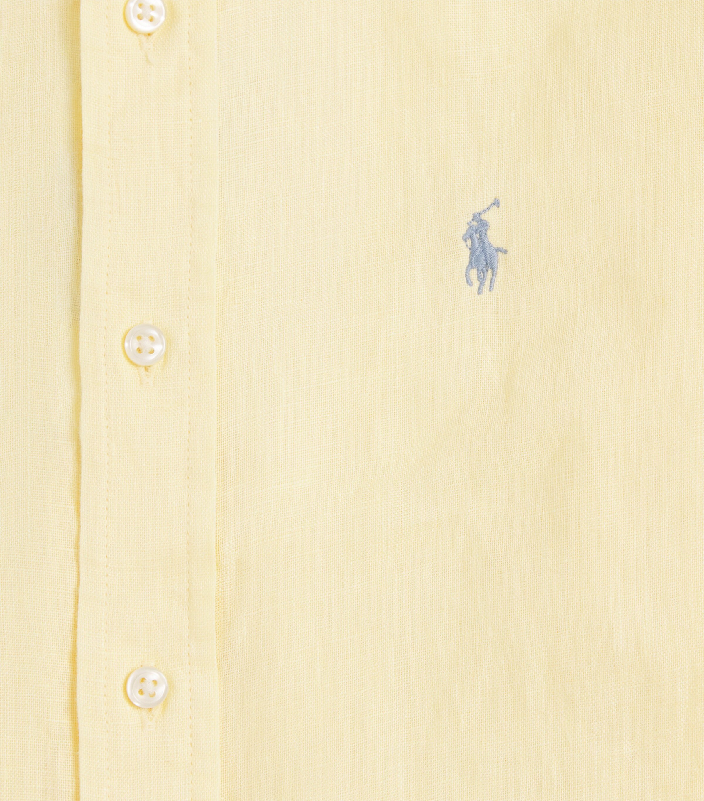 Linen Polo Pony Shirt (6-14 Years) T BRD YLLW Image 3