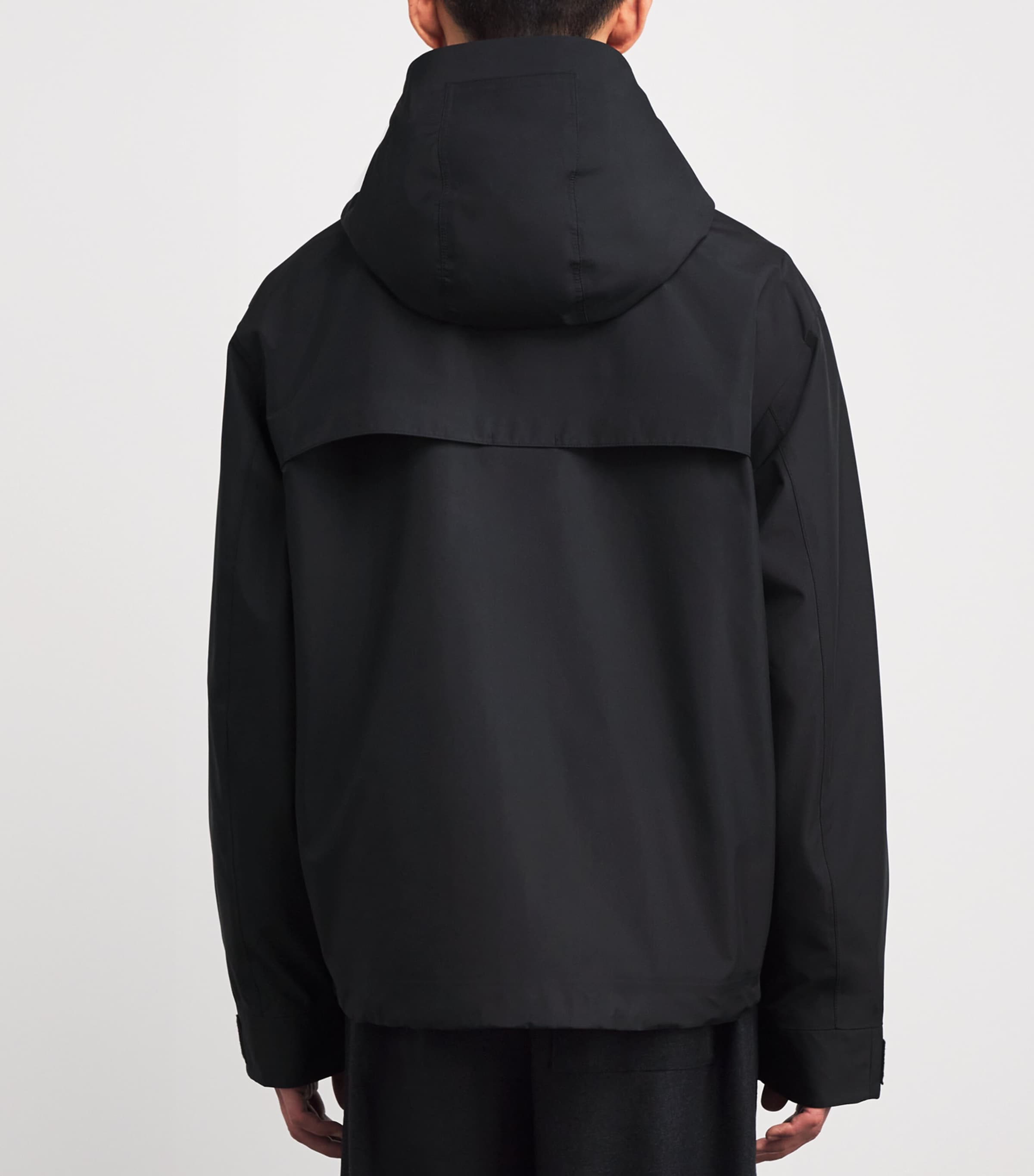 Polo Ralph Lauren Mens Water-Repellent Hooded Jacket Black Image 4