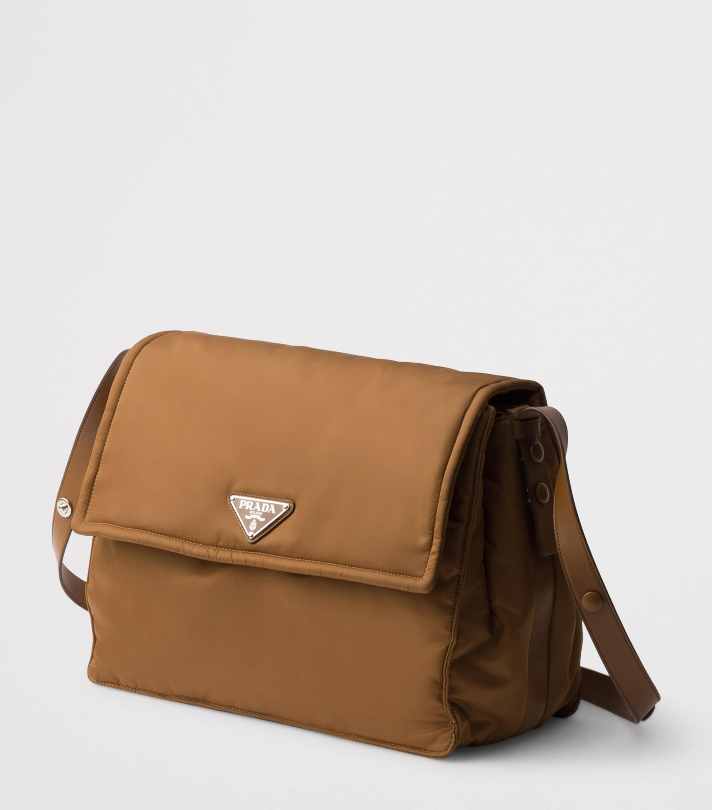 Large Re-Nylon Padded Cross-Body Bag F0134 Image 2