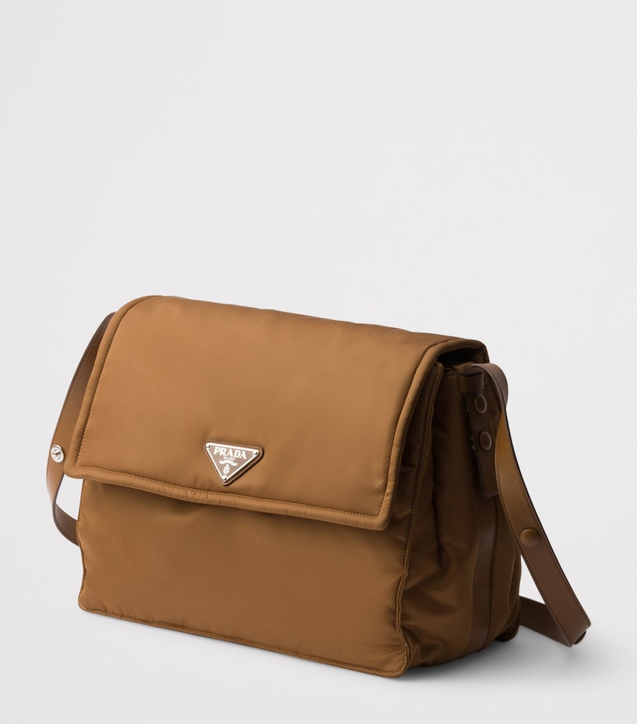 Large Re-Nylon Padded Cross-Body Bag F0134 Image 2