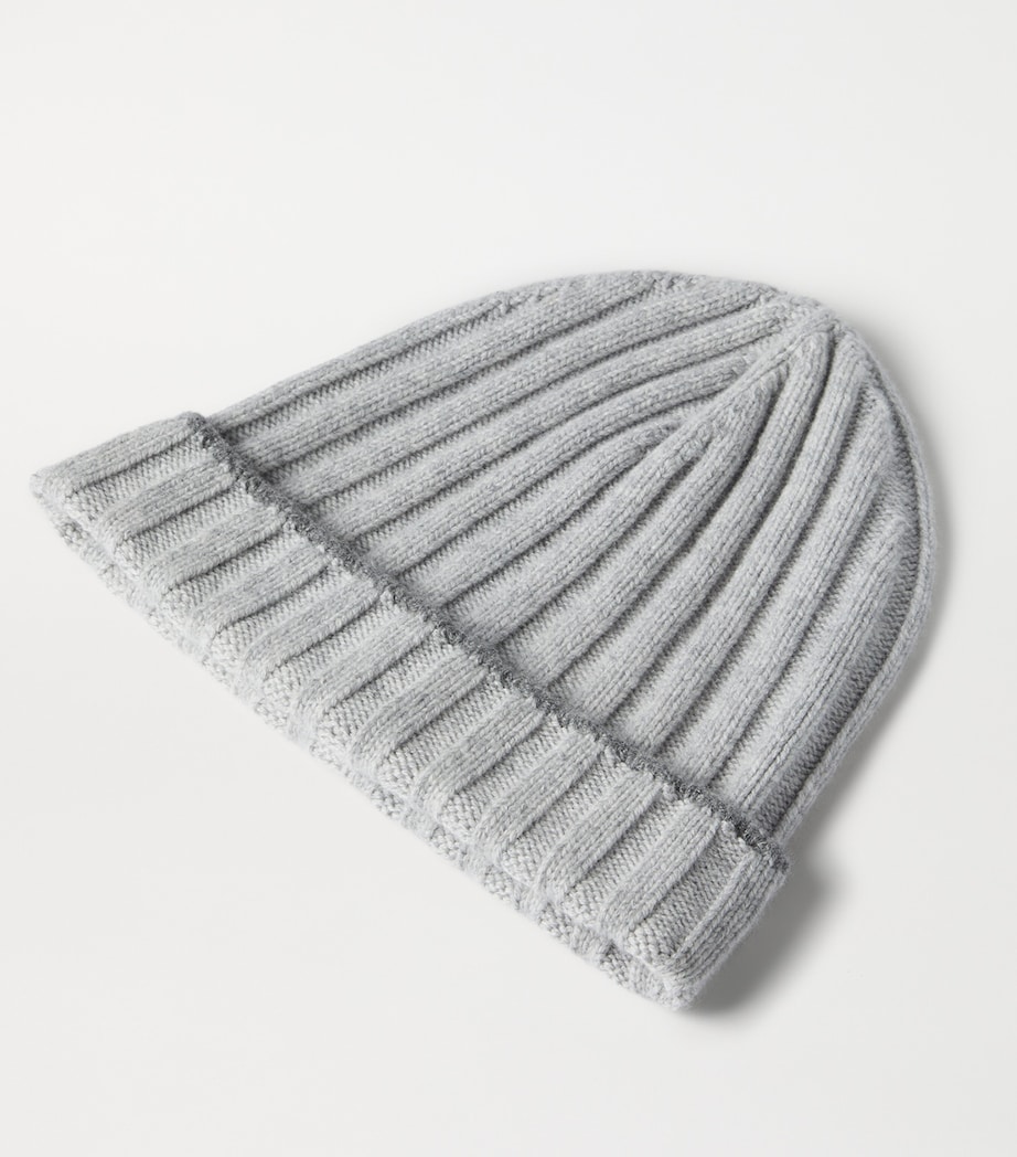 Brunello Cucinelli Cashmere Ribbed Beanie Image 2
