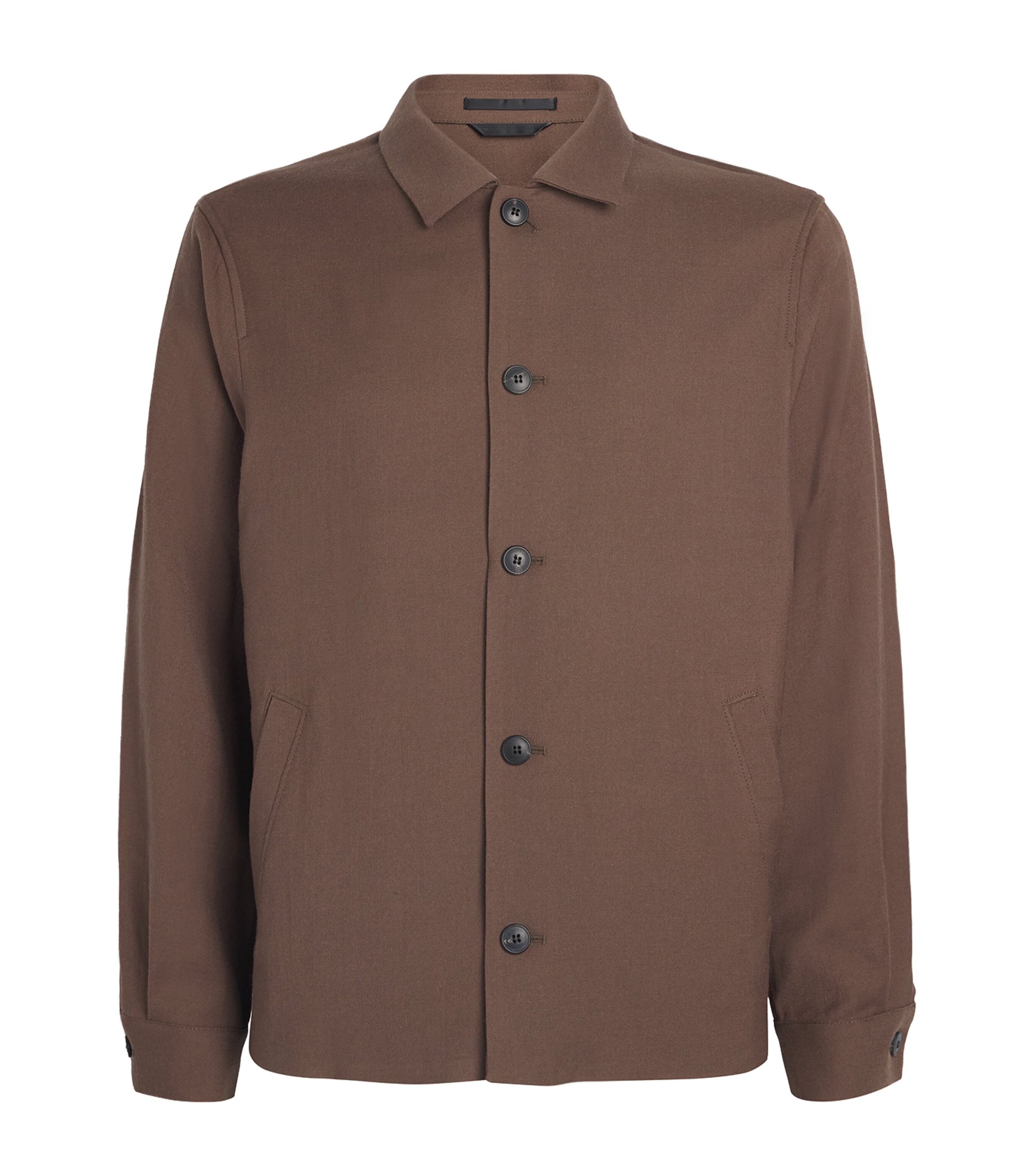 Wool Overshirt LIGHT BROWN BRDB Image 1