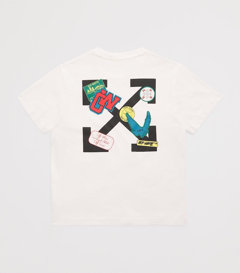 Off-White Kids Cotton Arrow T-Shirt (4-12+ Years) White Image 2
