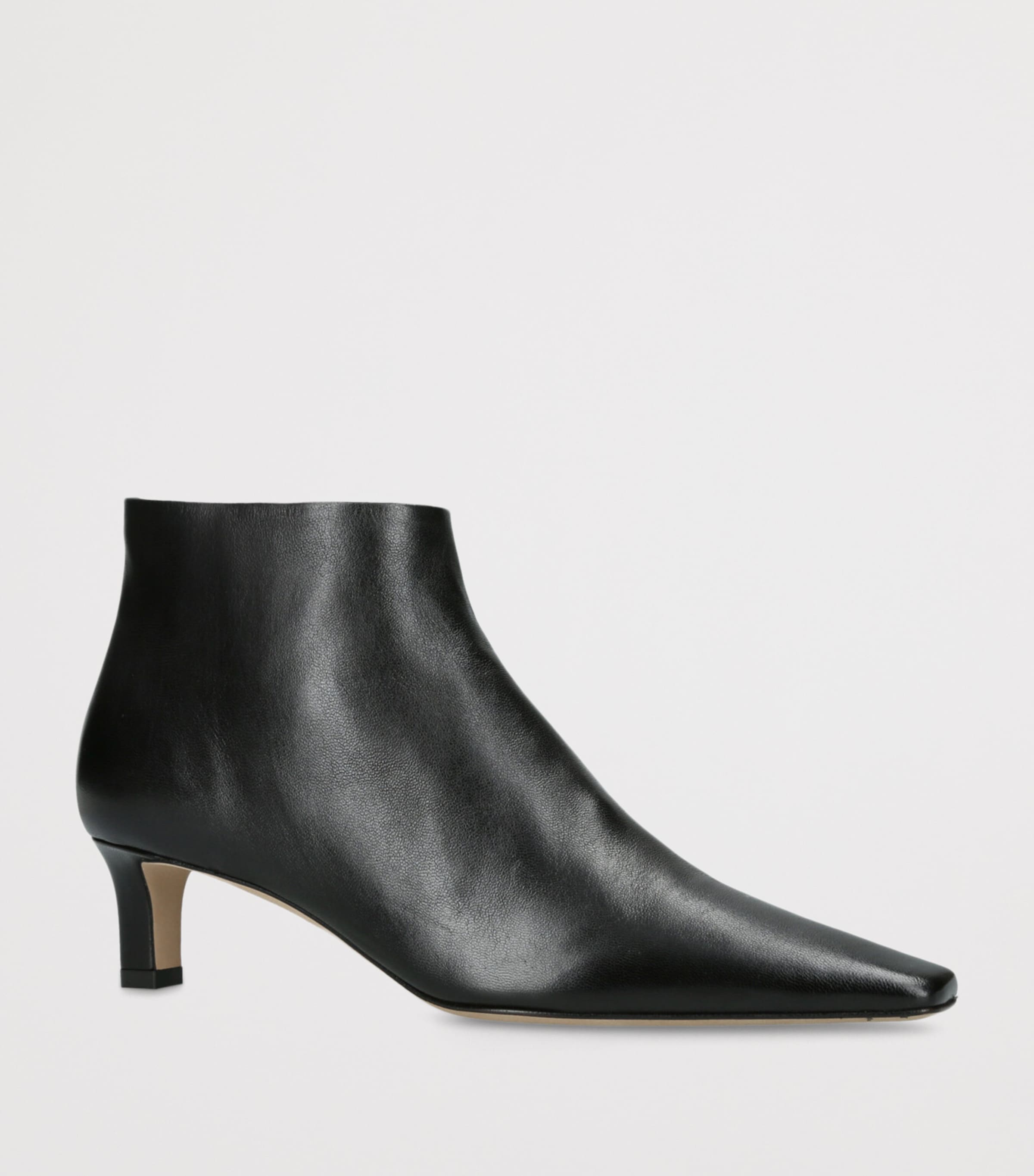 Carla Leather Ankle Boots 45 BLACK Image 3