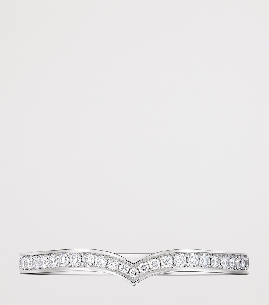 Boucheron Platinum and Diamond Pont de Paris Wedding Band White Gold Image 3