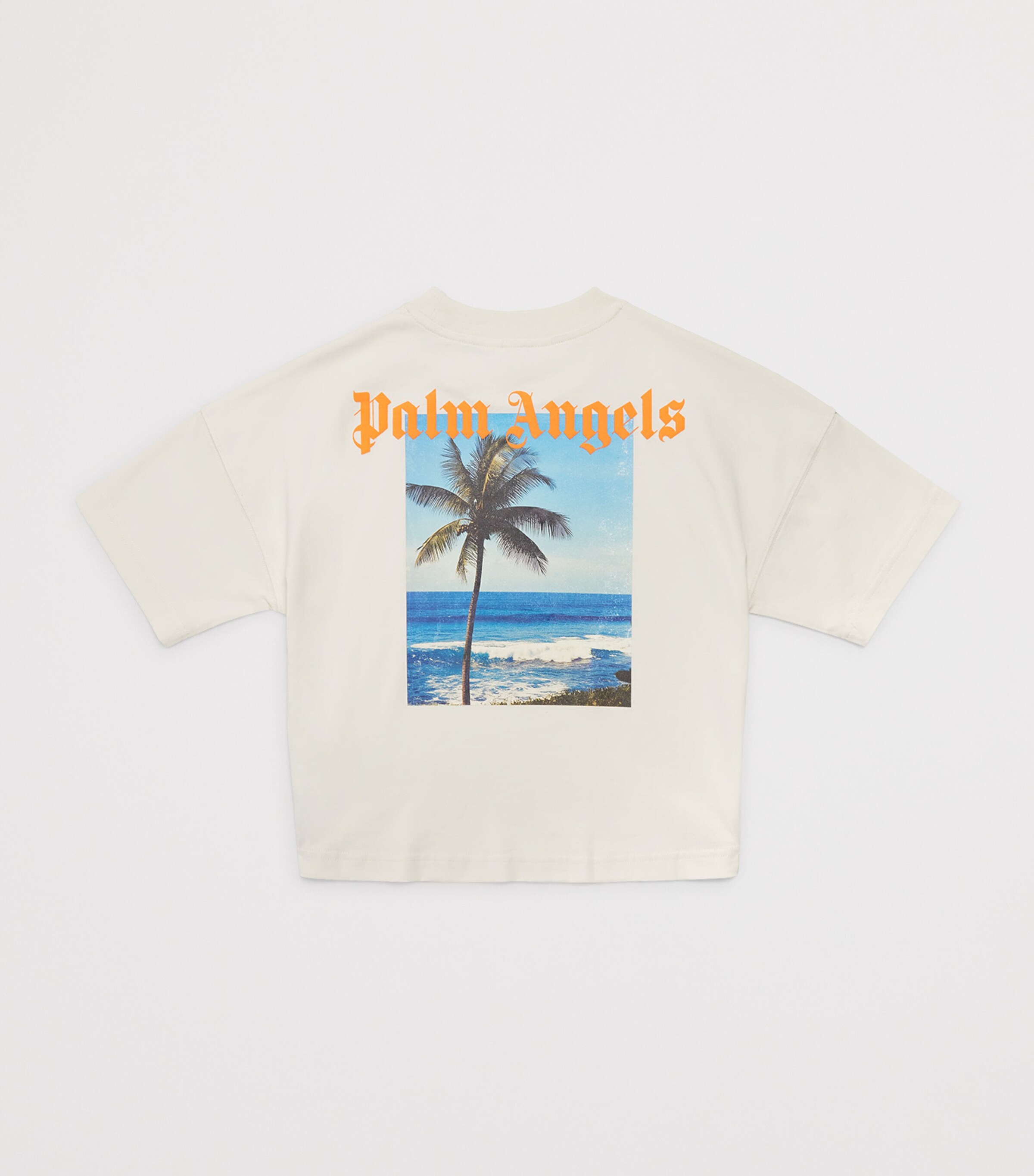Palm Angels Kids Palm Tree Print T-Shirt (4-12 Years) White Image 2
