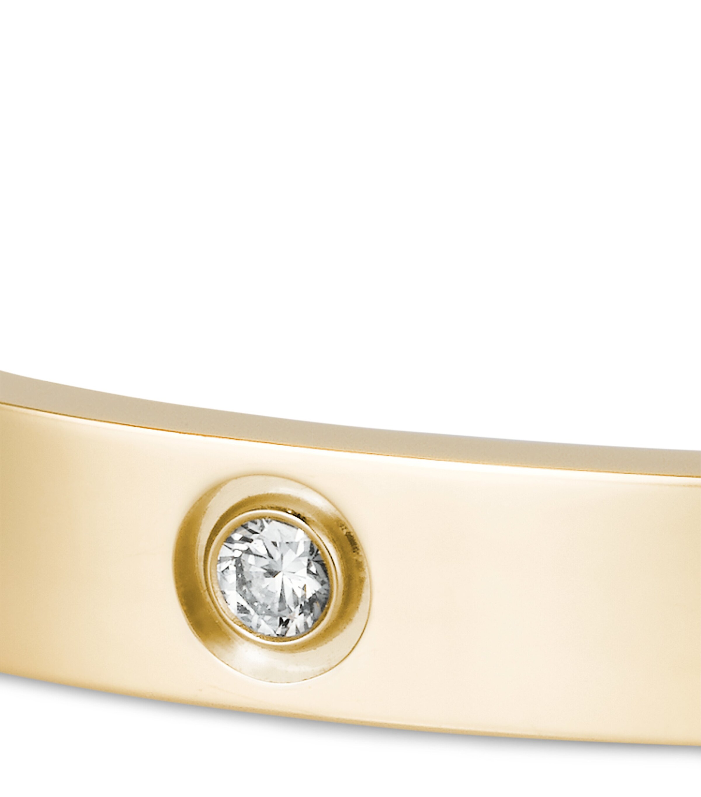 LOVE Classic Yellow Gold 10-Diamond Bracelet YELLOW GOLD Image 9