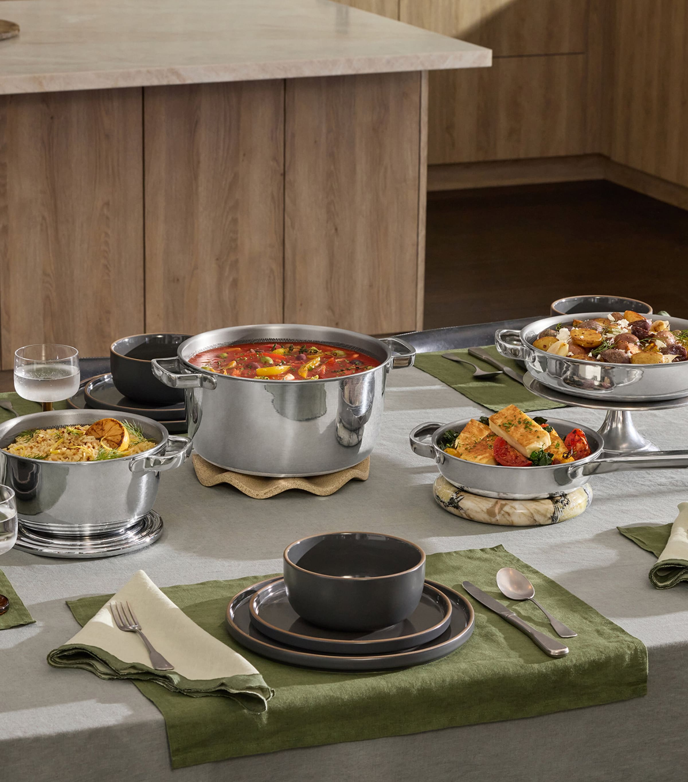 Set of 4 Titanium Always Pro Pans CHROME Image 4