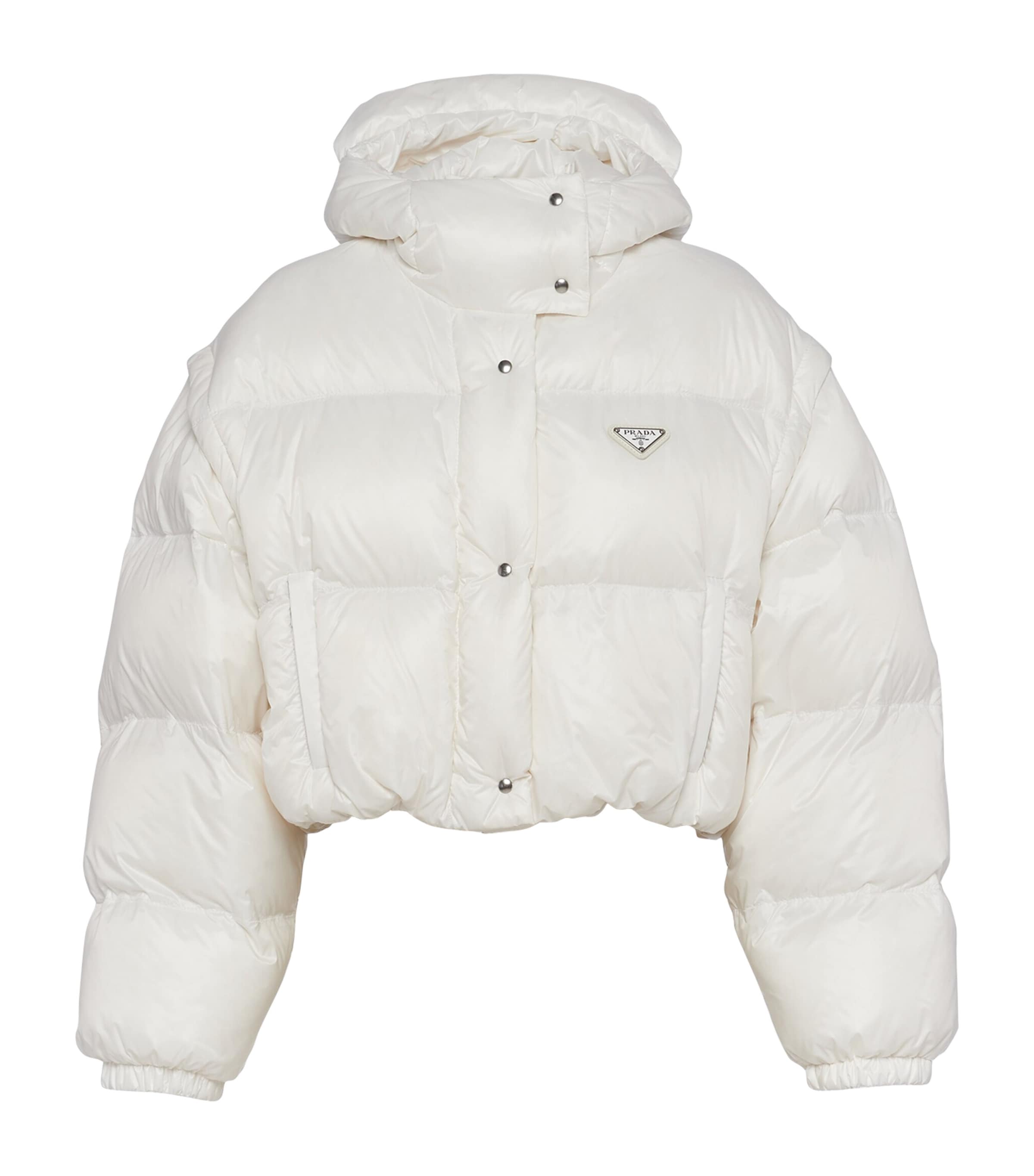 Crop Re-Nylon Puffer Jacket F0009 Image 1