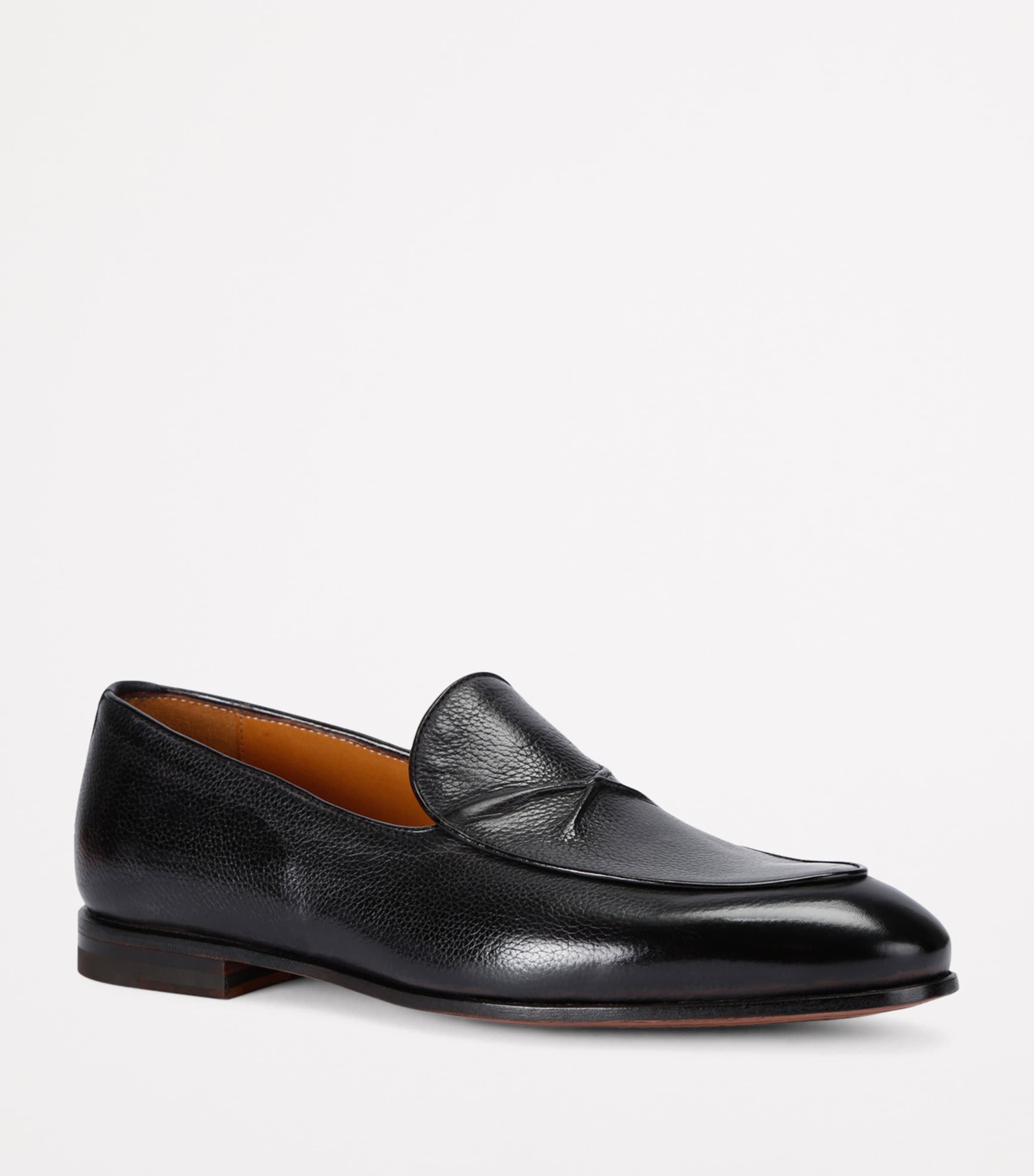 Leather Garbato Loafers BLACK/COMB Image 3
