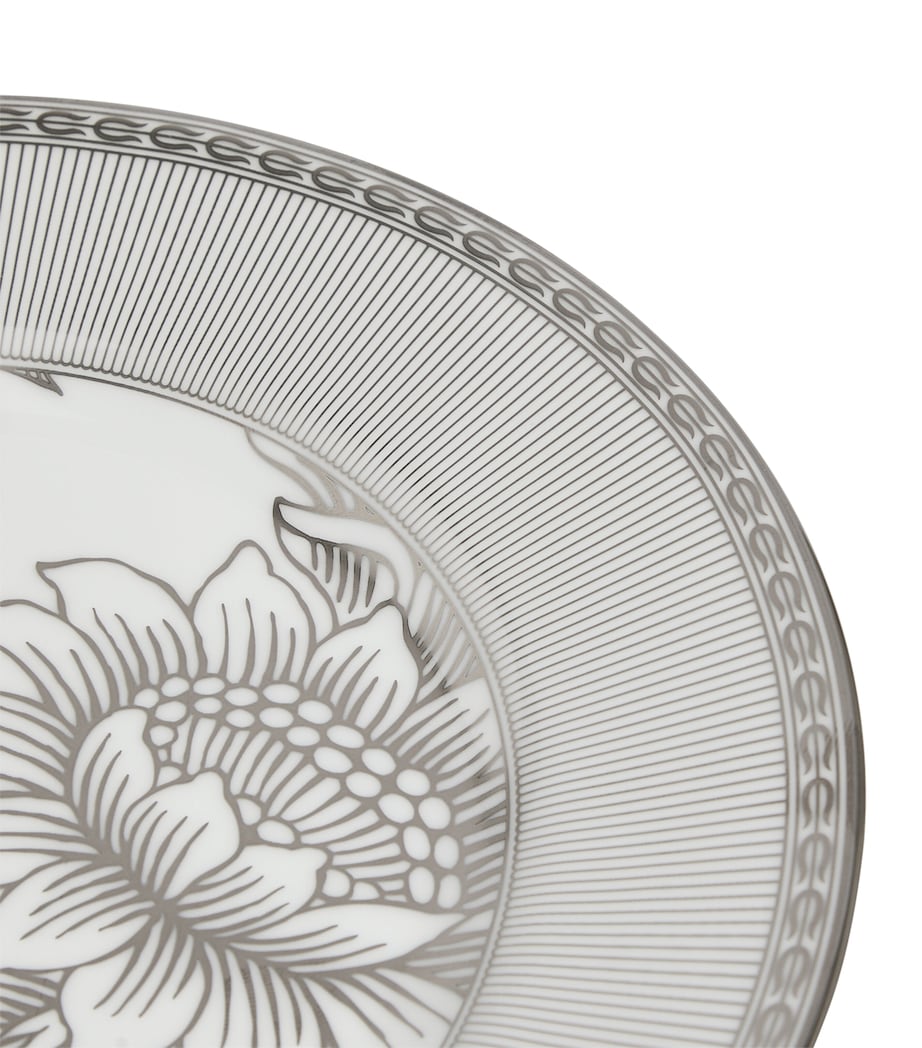 Bone China Silver Tonquin Plate (20cm) SILVER Image 4