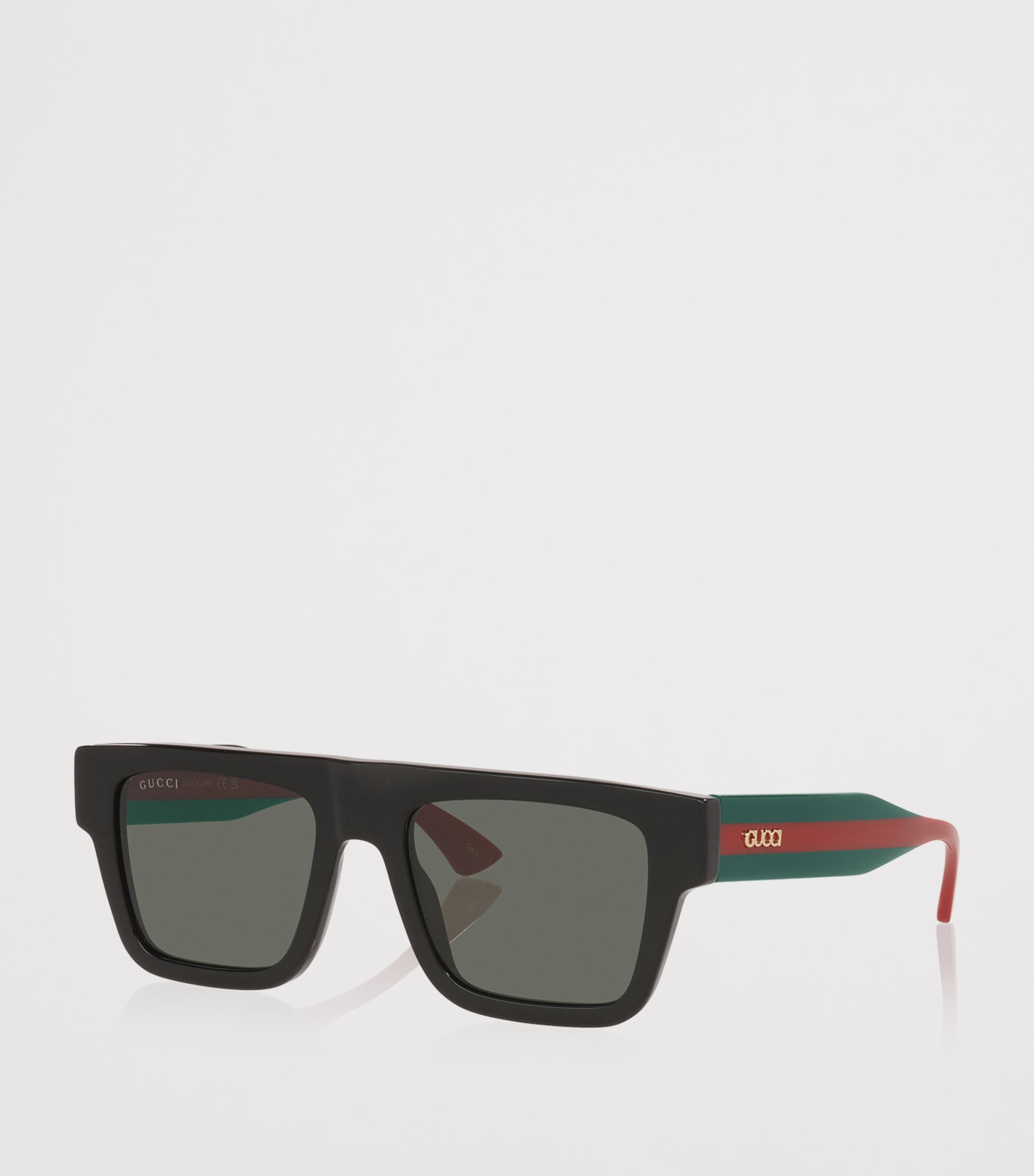 Gucci Acetate Rectangle Sunglasses Image 2