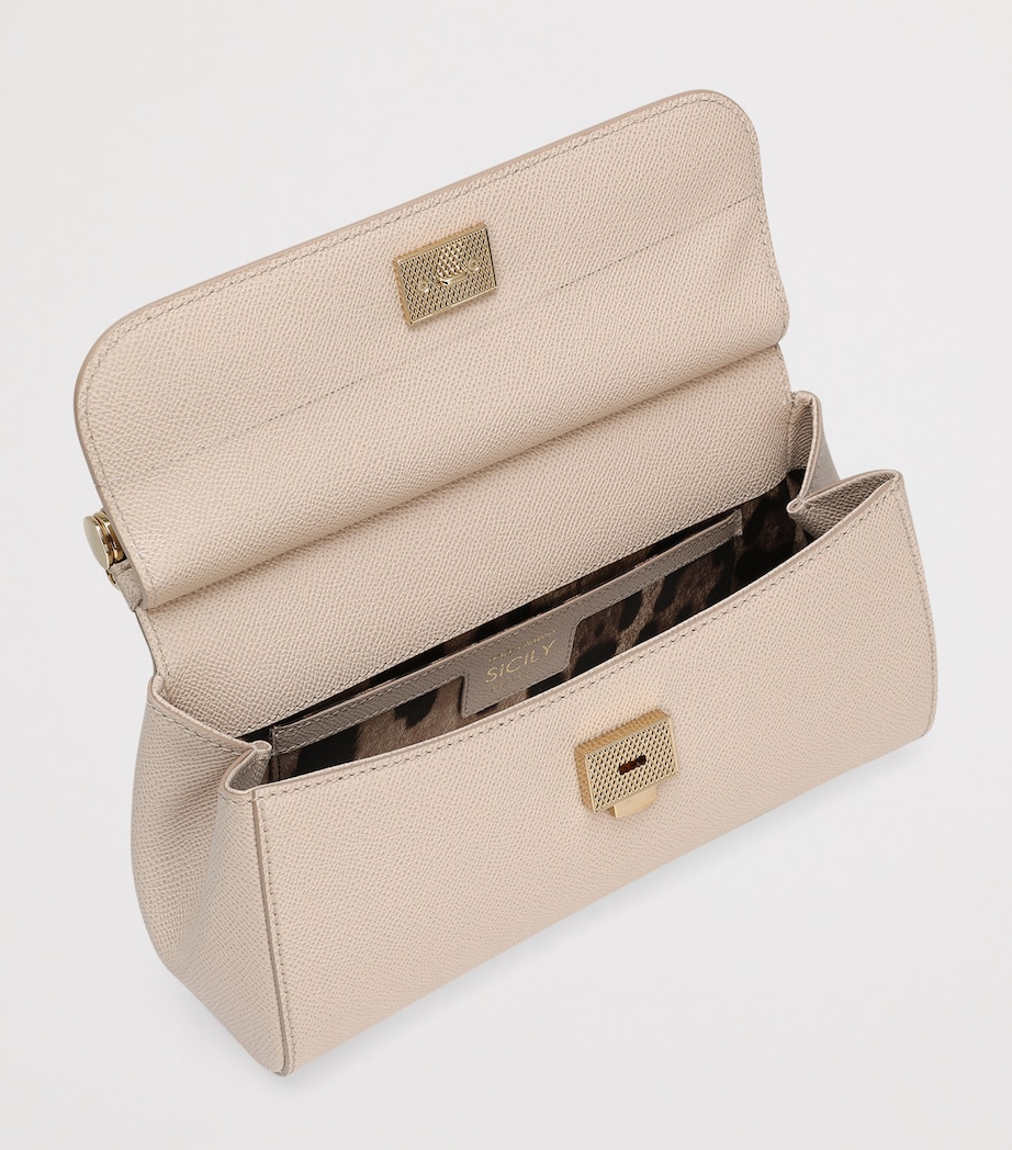 Leather Sicily Top-Handle Bag 80414-LIGHT PINK 1 Image 5